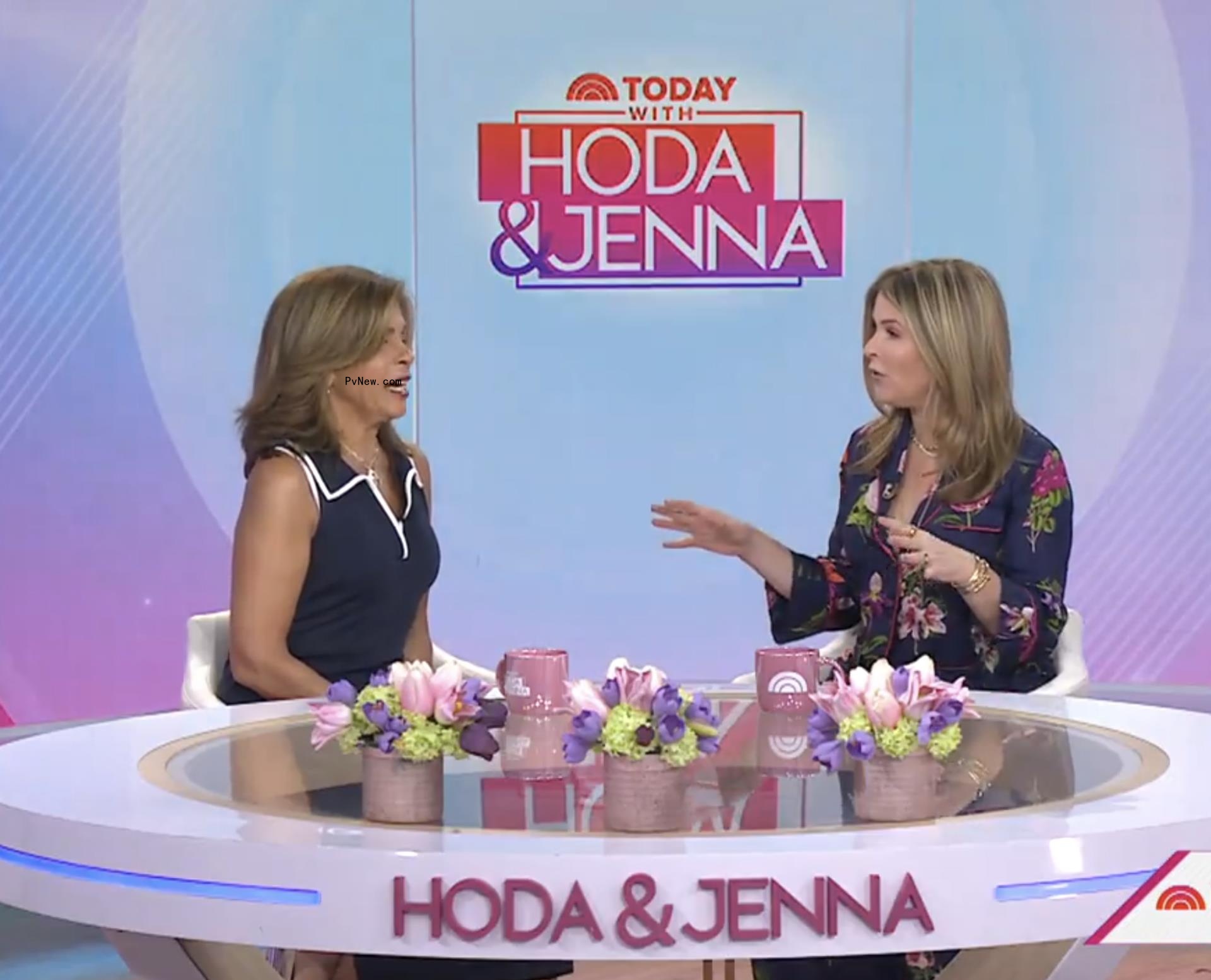 Hoda Kotb and Jenna Bush Hager on 