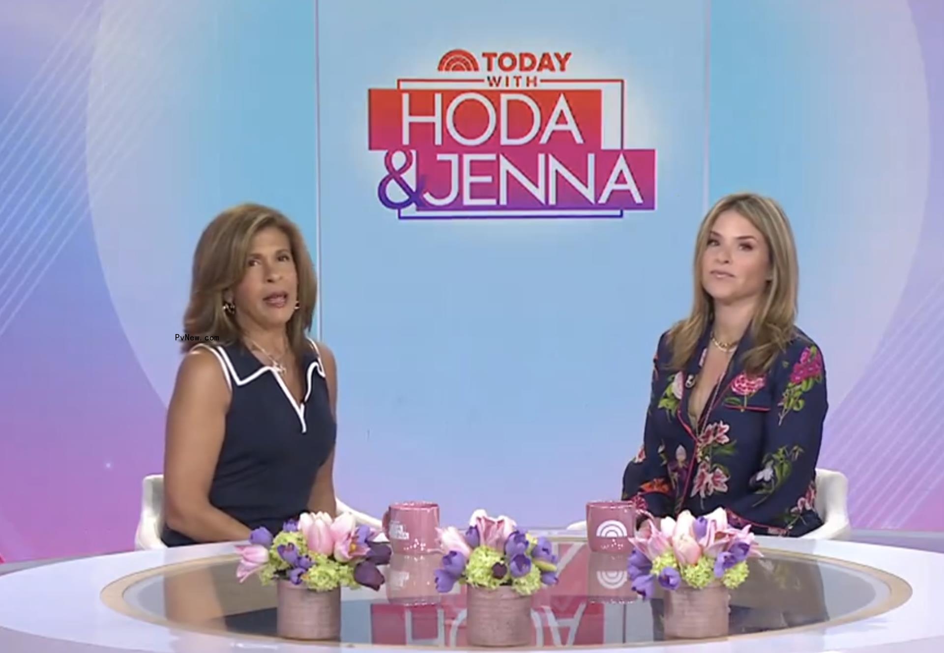 Hoda Kotb and Jenna Bush Hager on 
