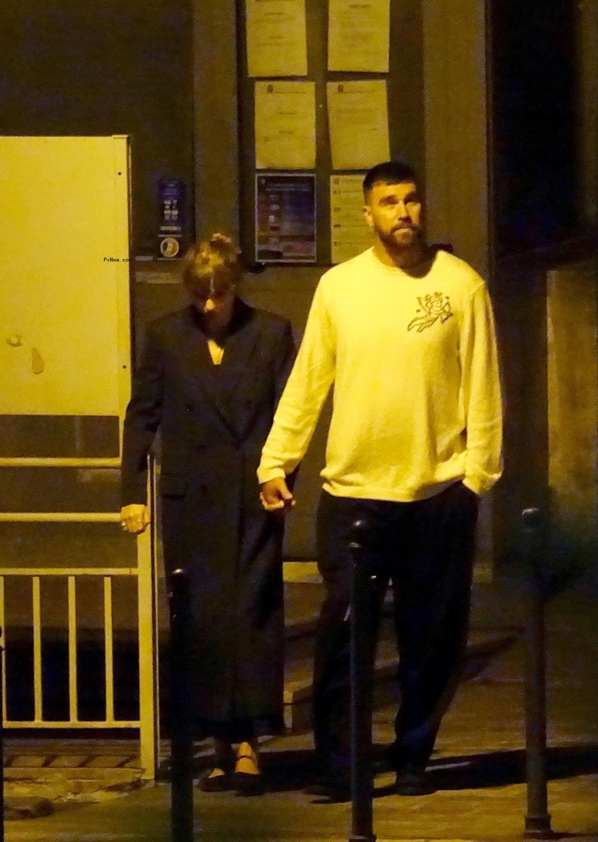 Taylor Swift and Travis Kelce in Lake Como.