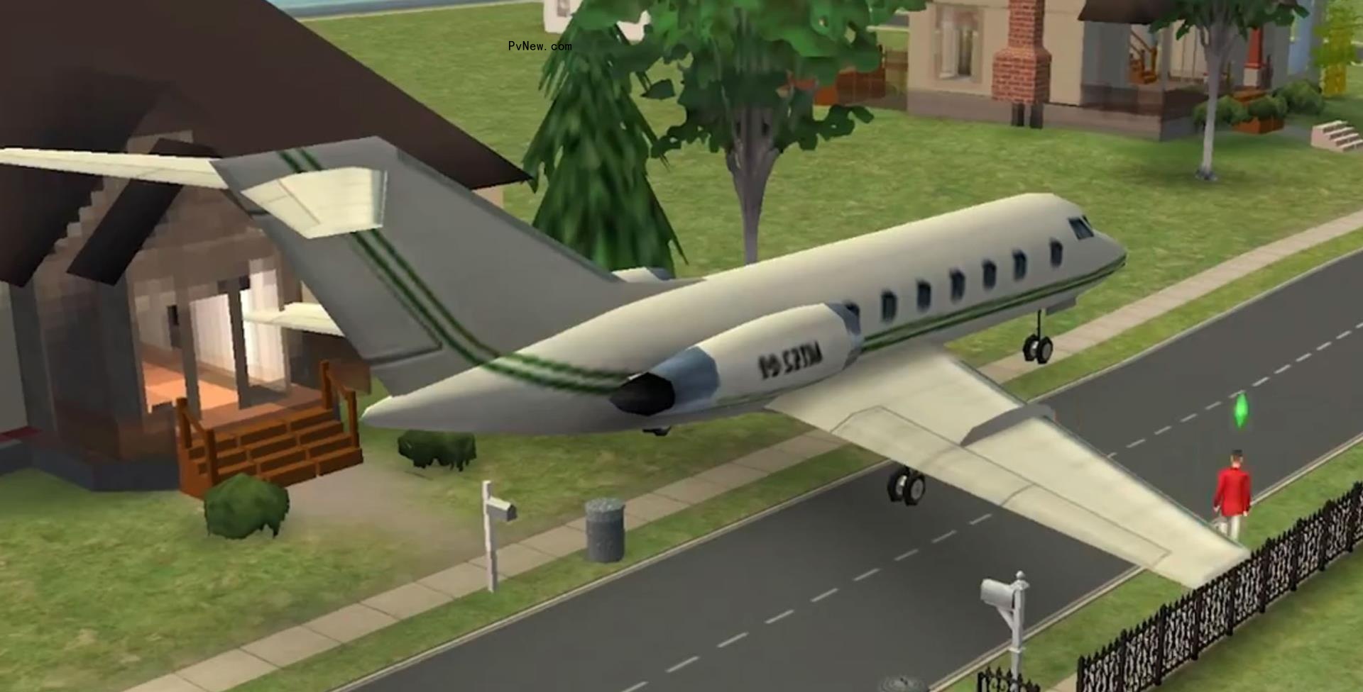 Taylor Swift's private jet as a sim