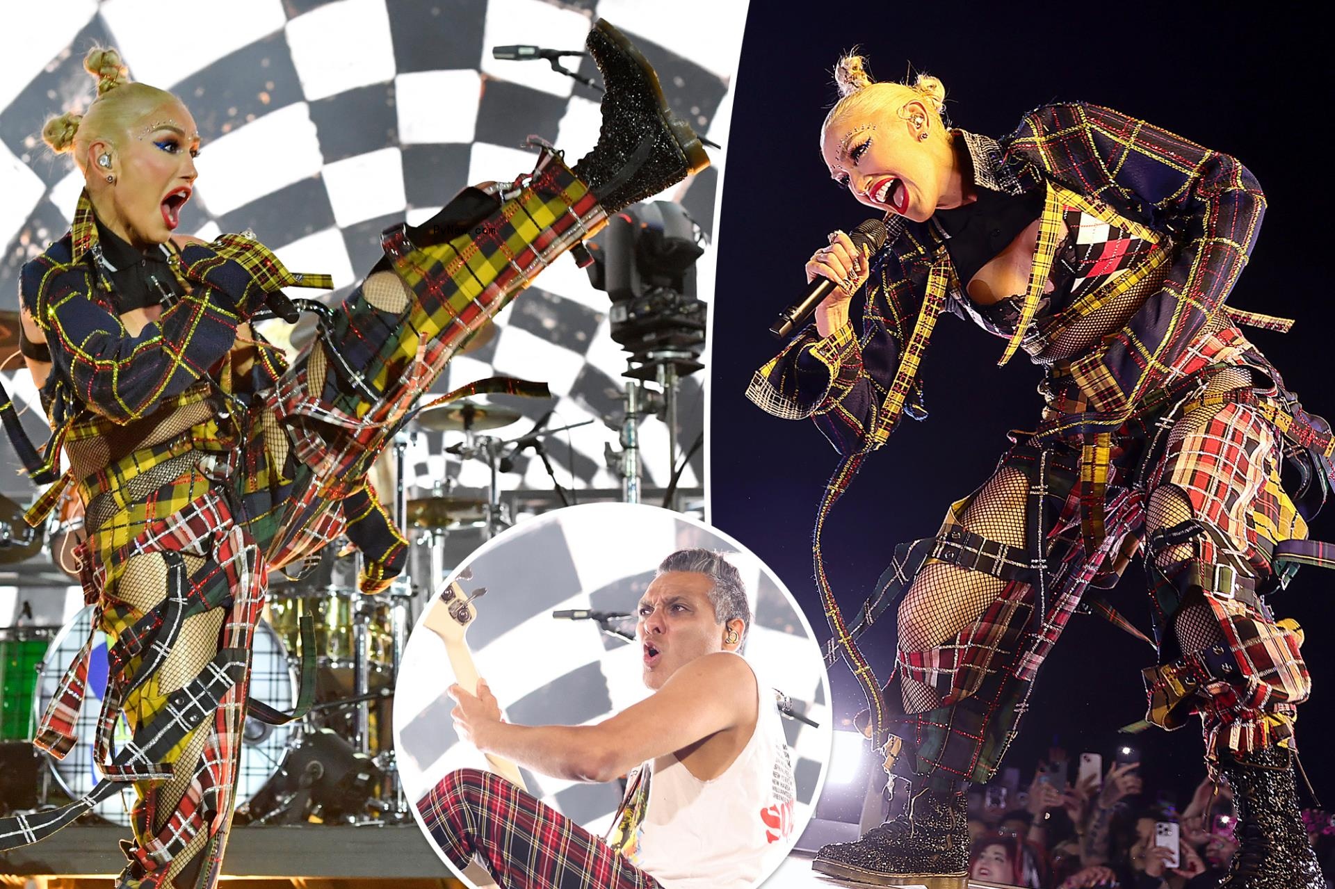 A photo of Gwen Stefani and No Doubt at Coachella
