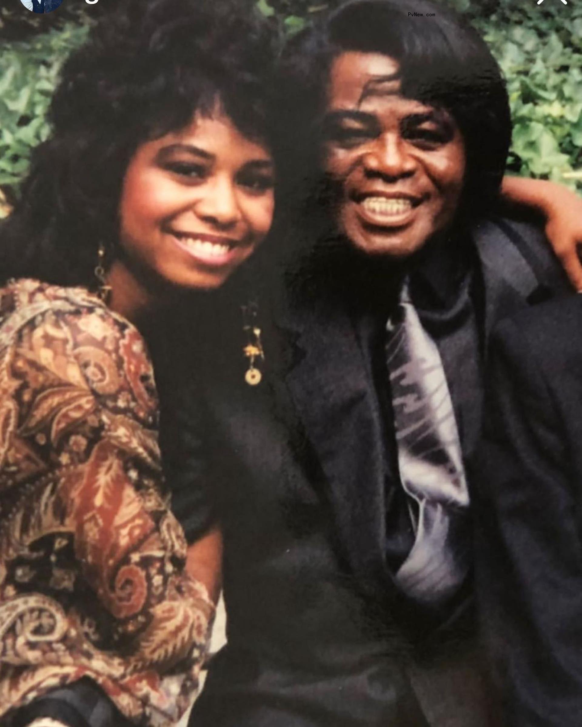 Deanna Brown Thomas and James Brown.