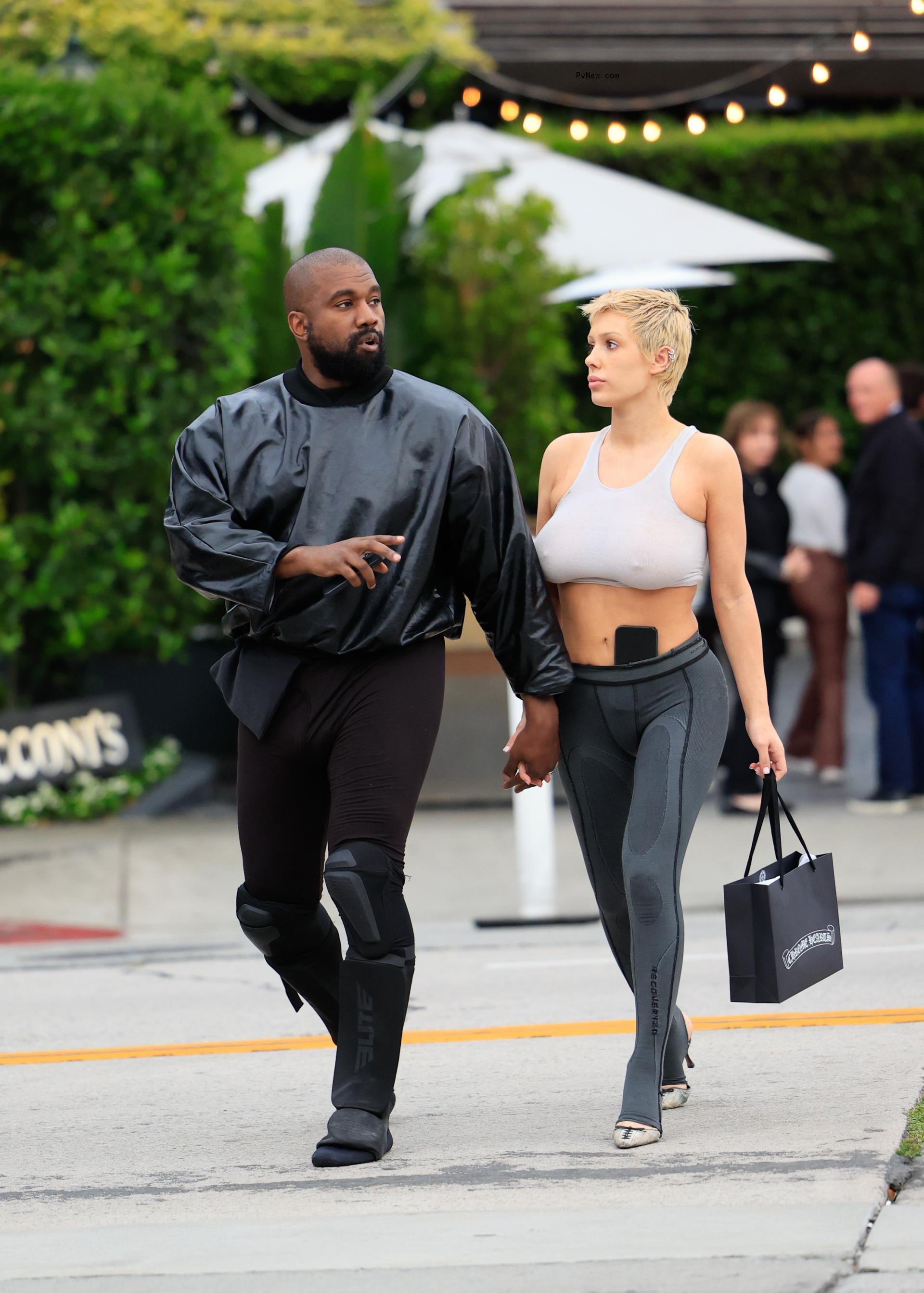 Kanye West and Bianca Censori in LA.