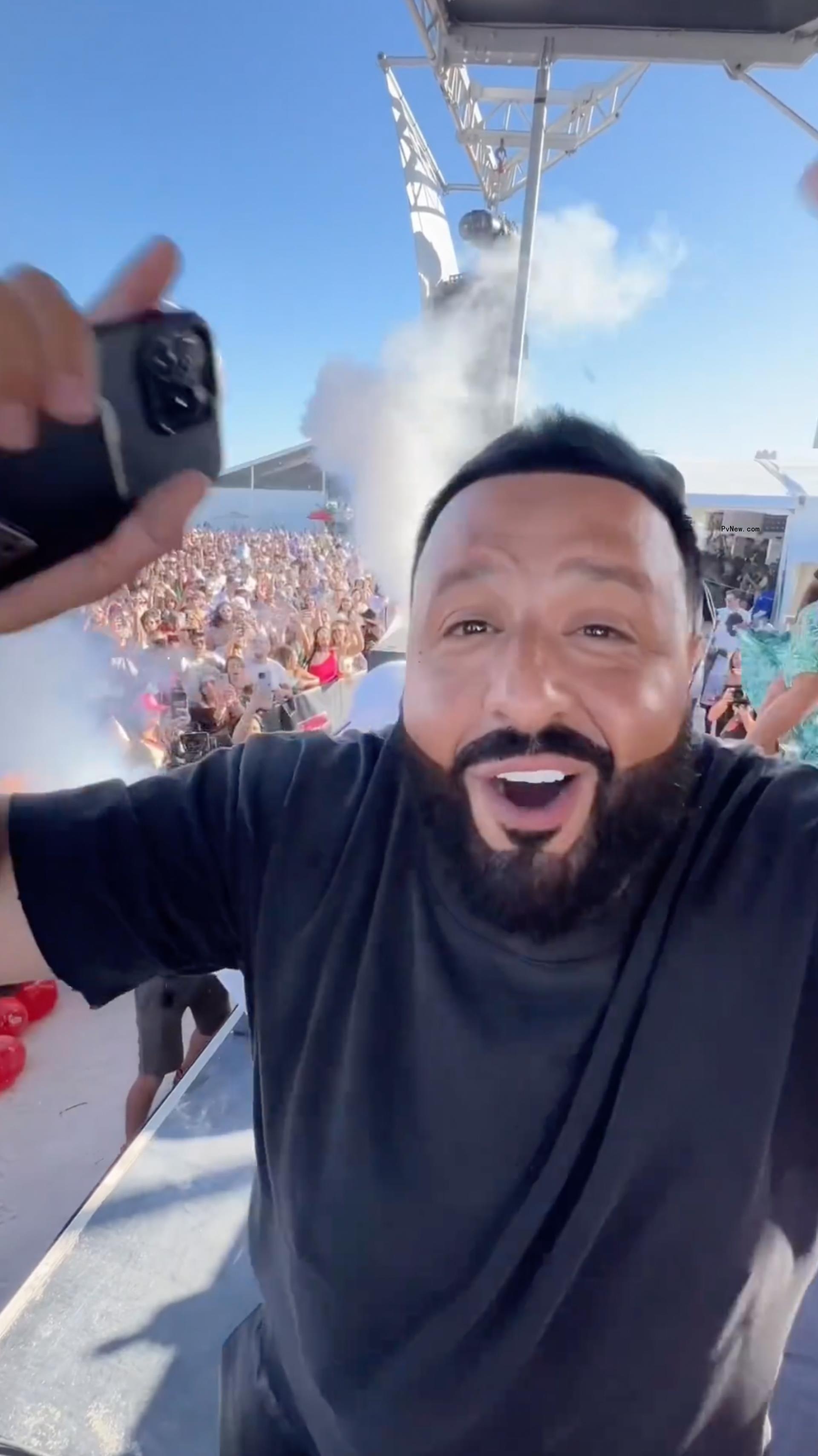 DJ Khaled performing.
