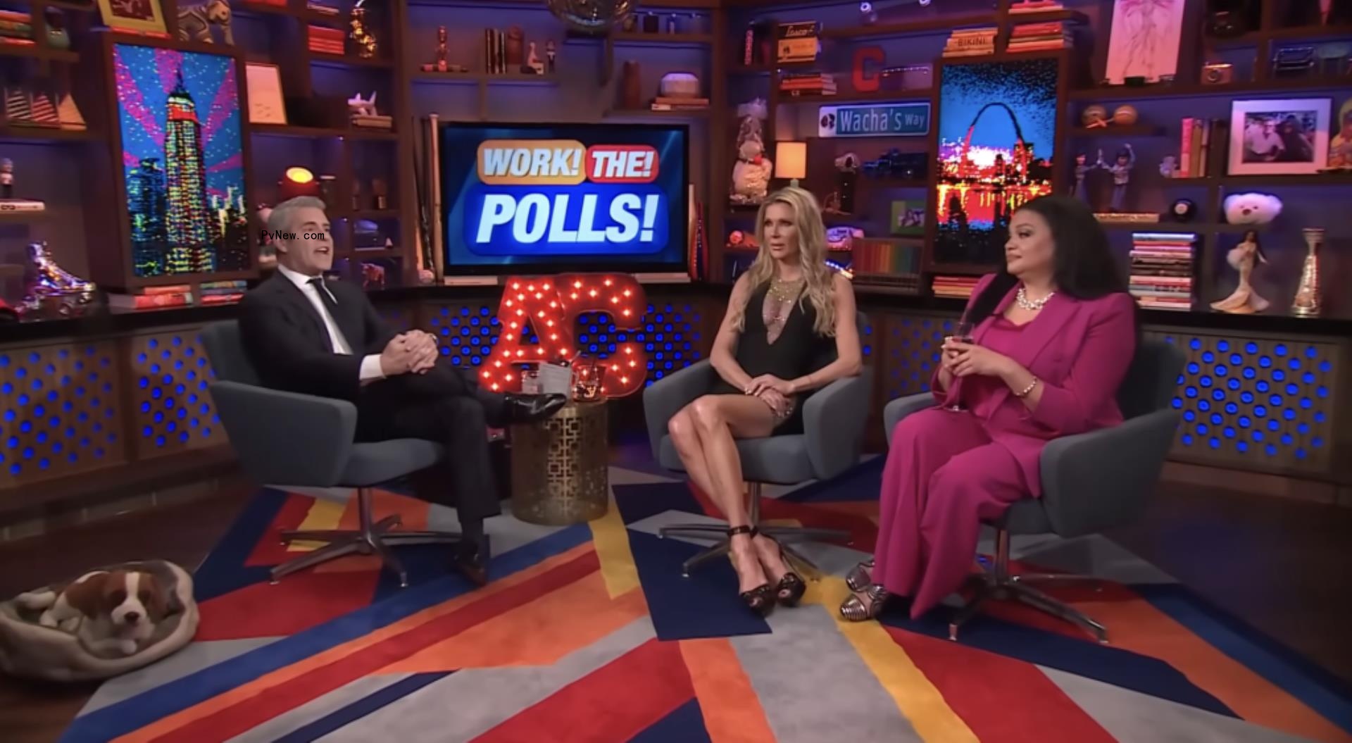 Andy Cohen and Brandi Glanville on