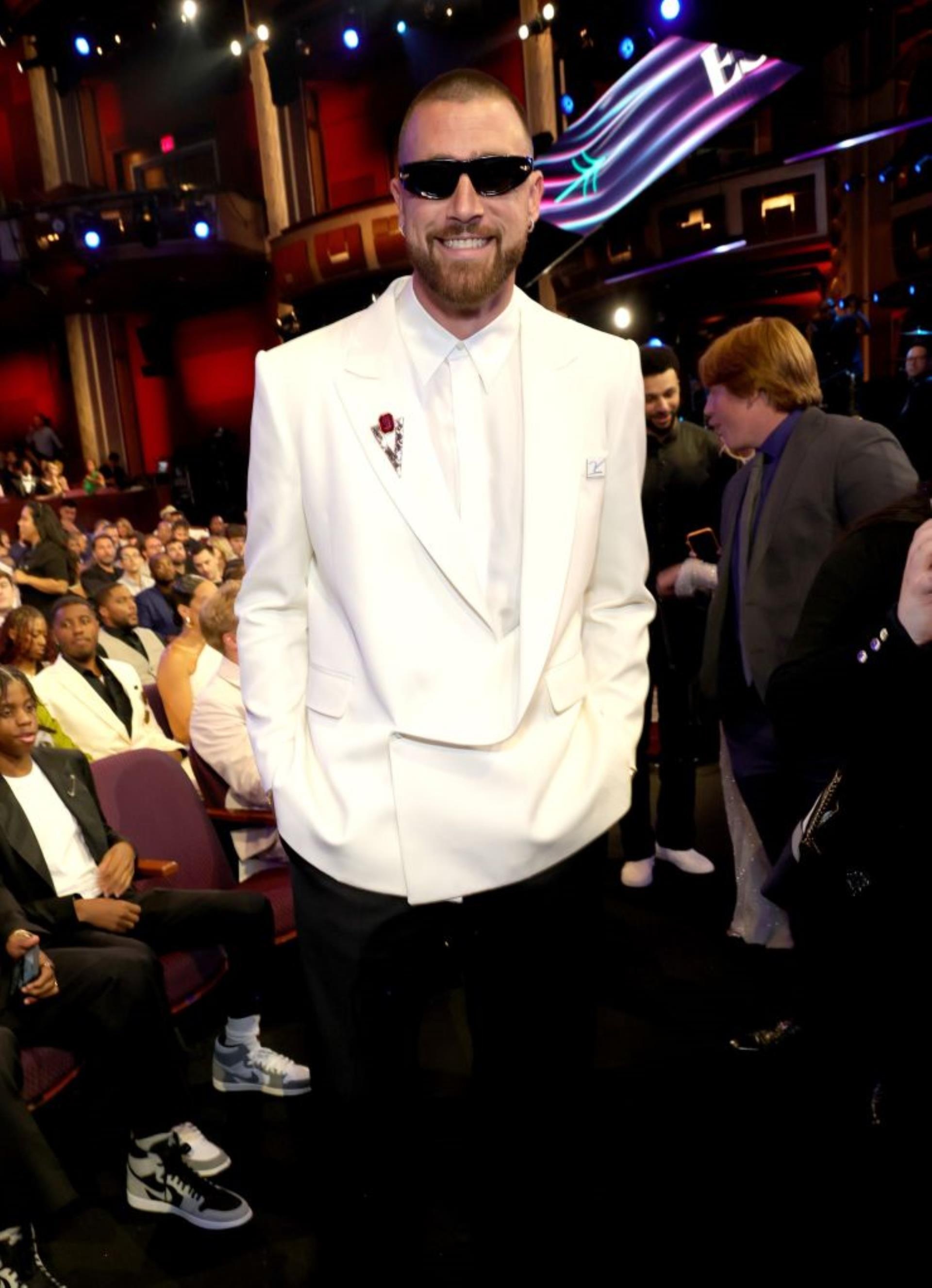 Travis Kelce smiling