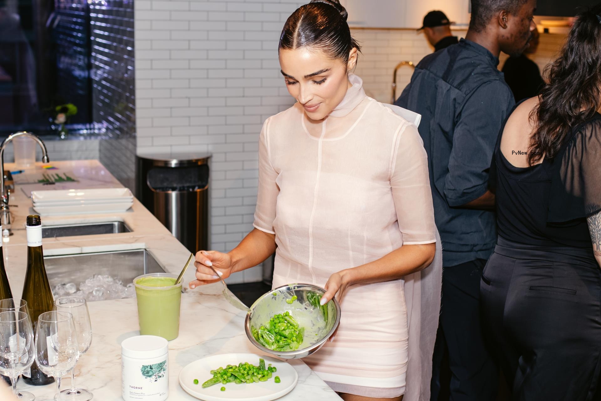 Olivia Culpo at her Thorne Supper Club event.