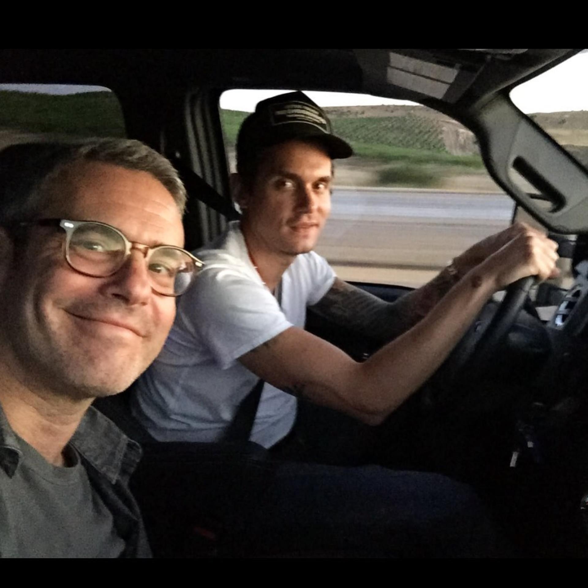 Andy Cohen and John Mayer