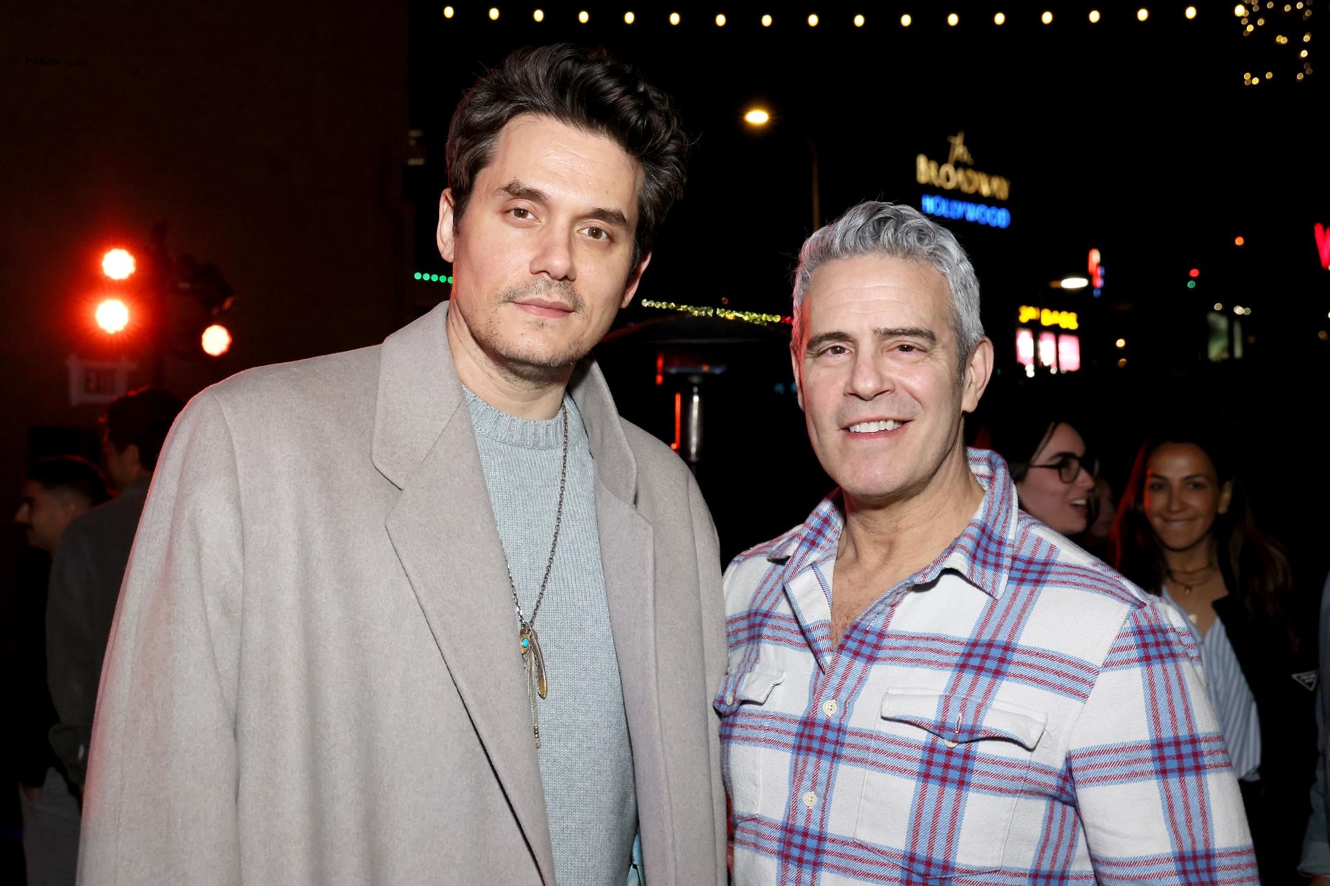 Andy Cohen and John Mayer