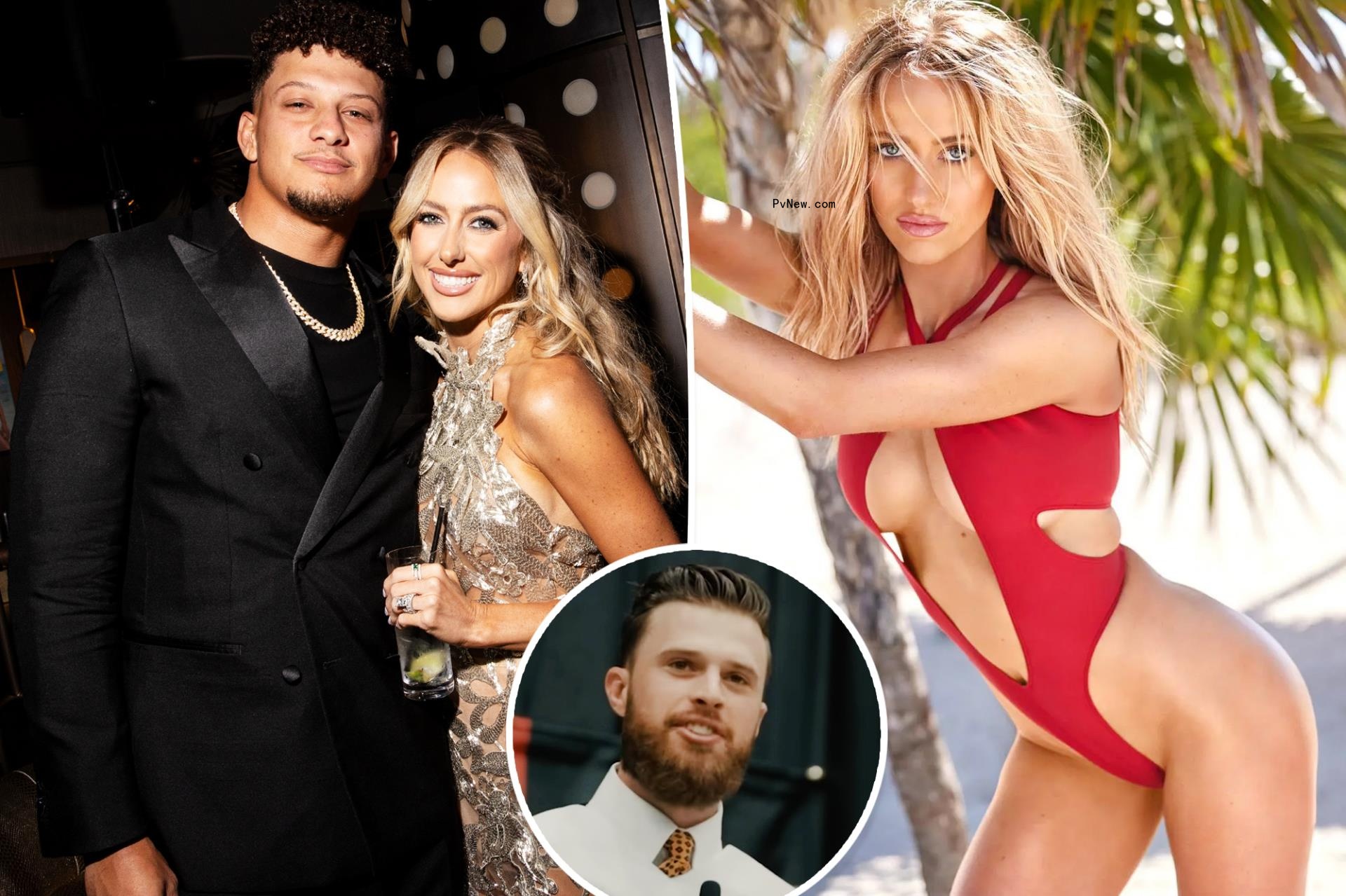 Patrick Mahomes supports wife Brittany at Sports Illustrated party after Harrison Butker’s ‘homemaker’ comment