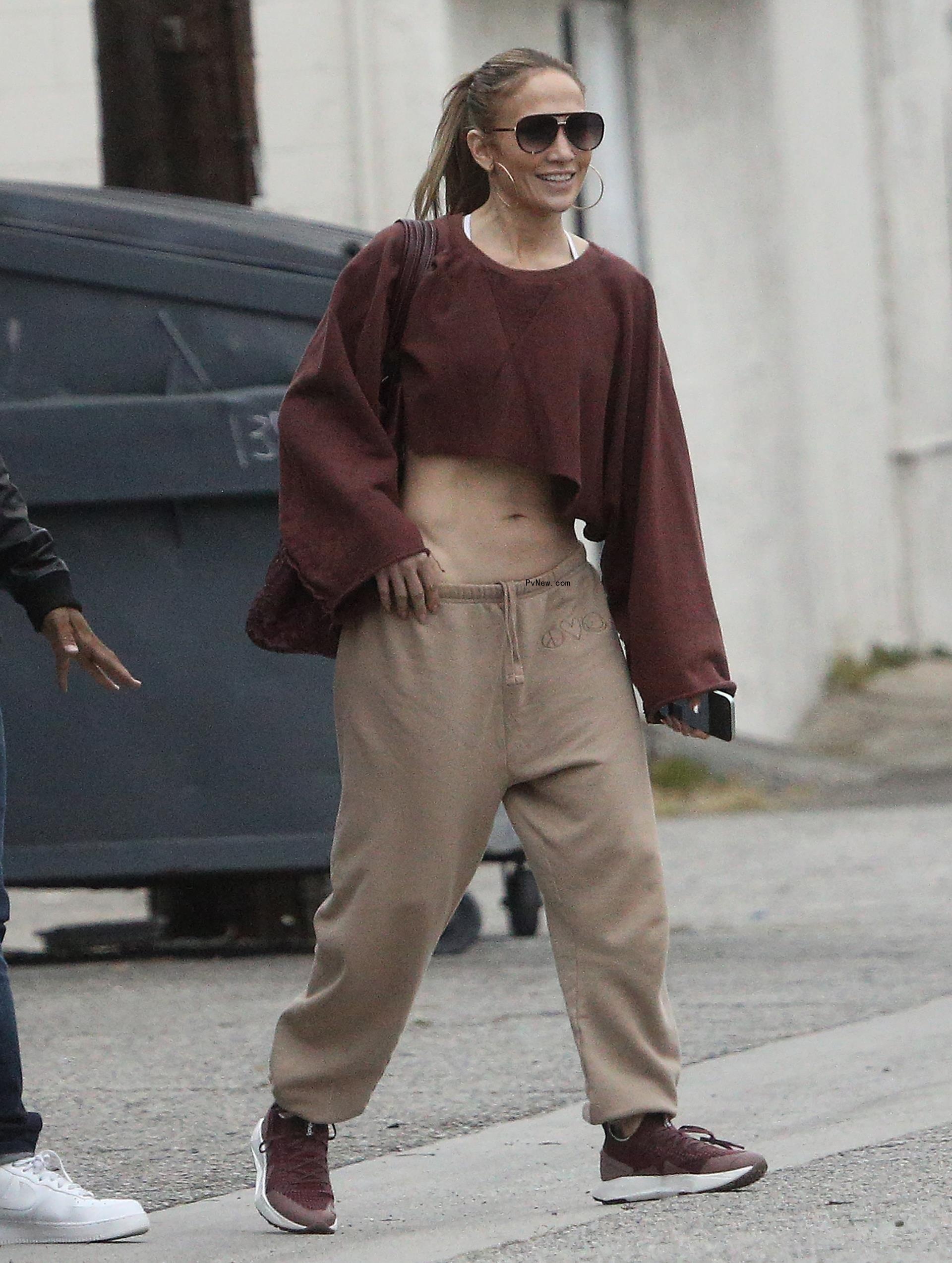 Jennifer Lopez walking