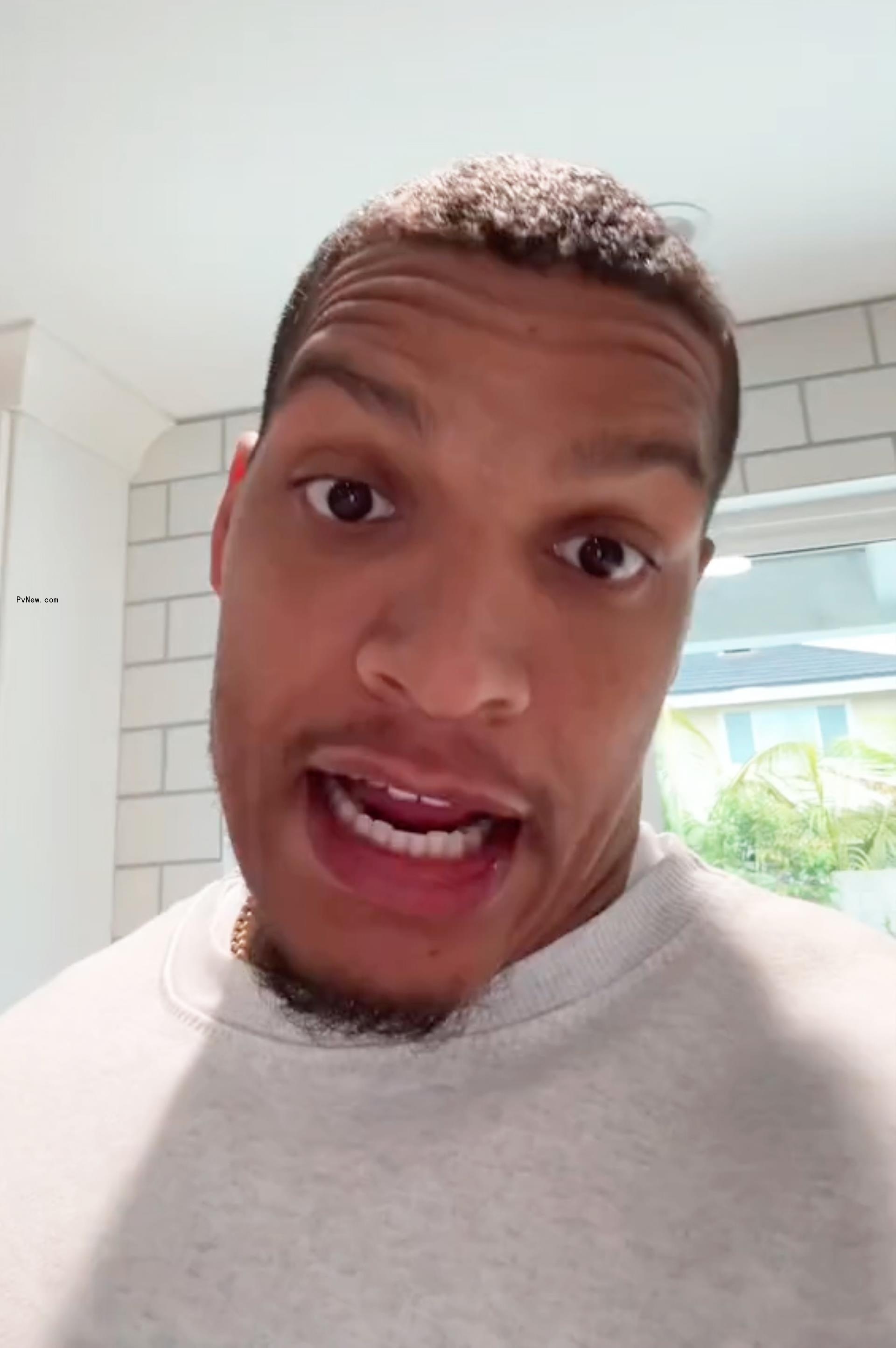 Isaac Rochell in a TikTok video.