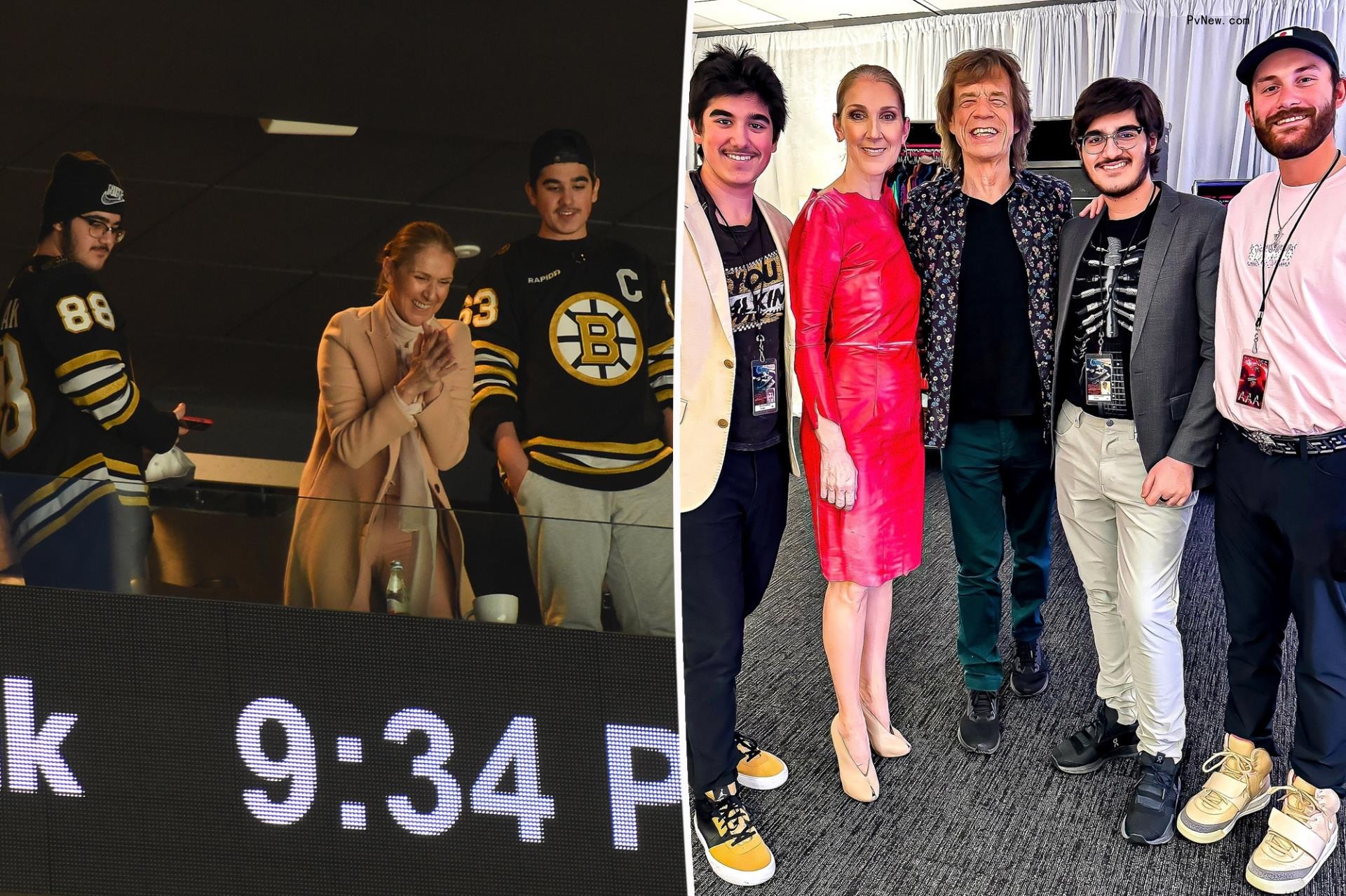 Celine Dion and her sons
