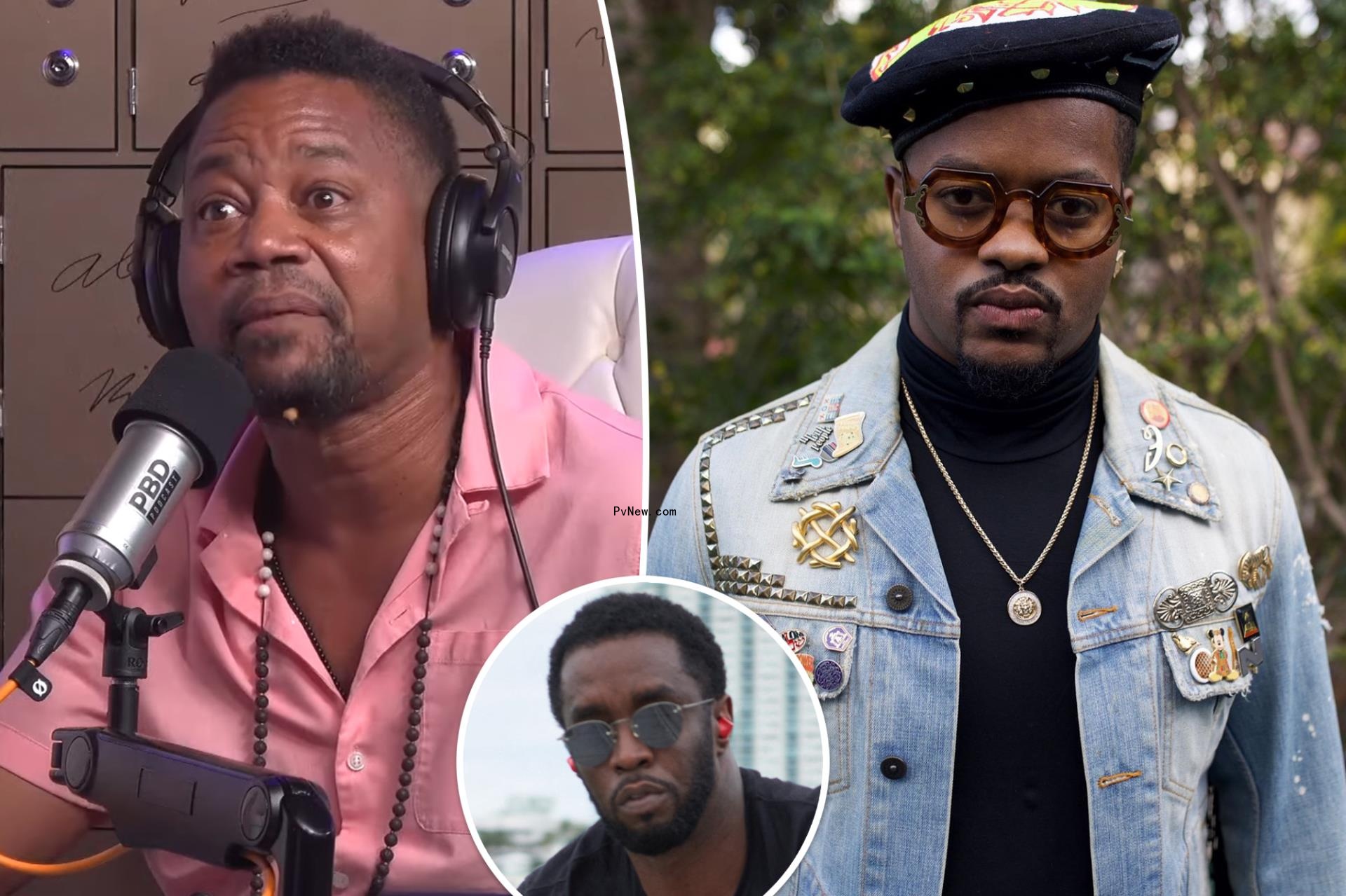 Cuba Gooding Jr., Lil Rod, Diddy