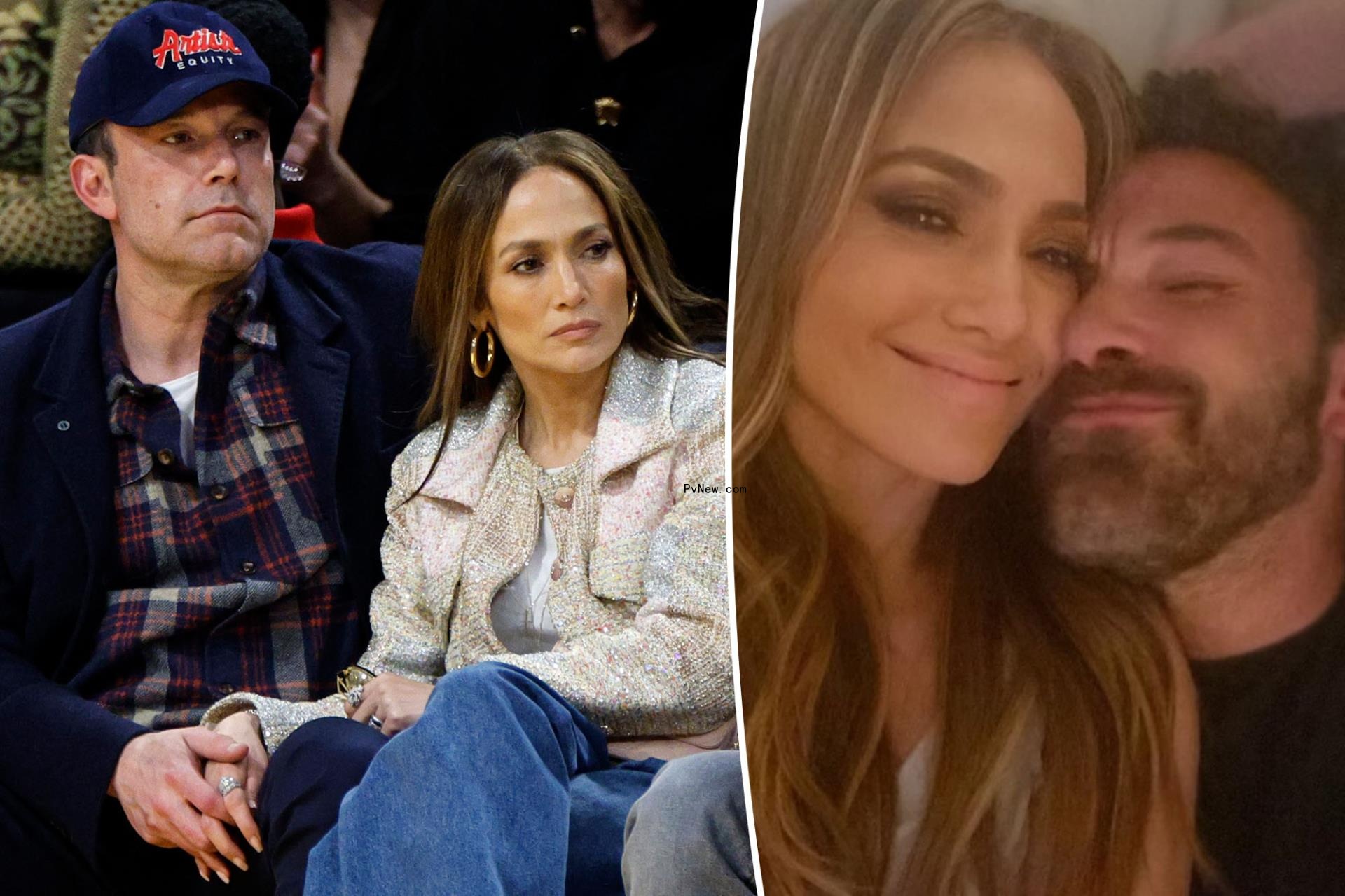 Ben Affleck and Jennifer Lopez.