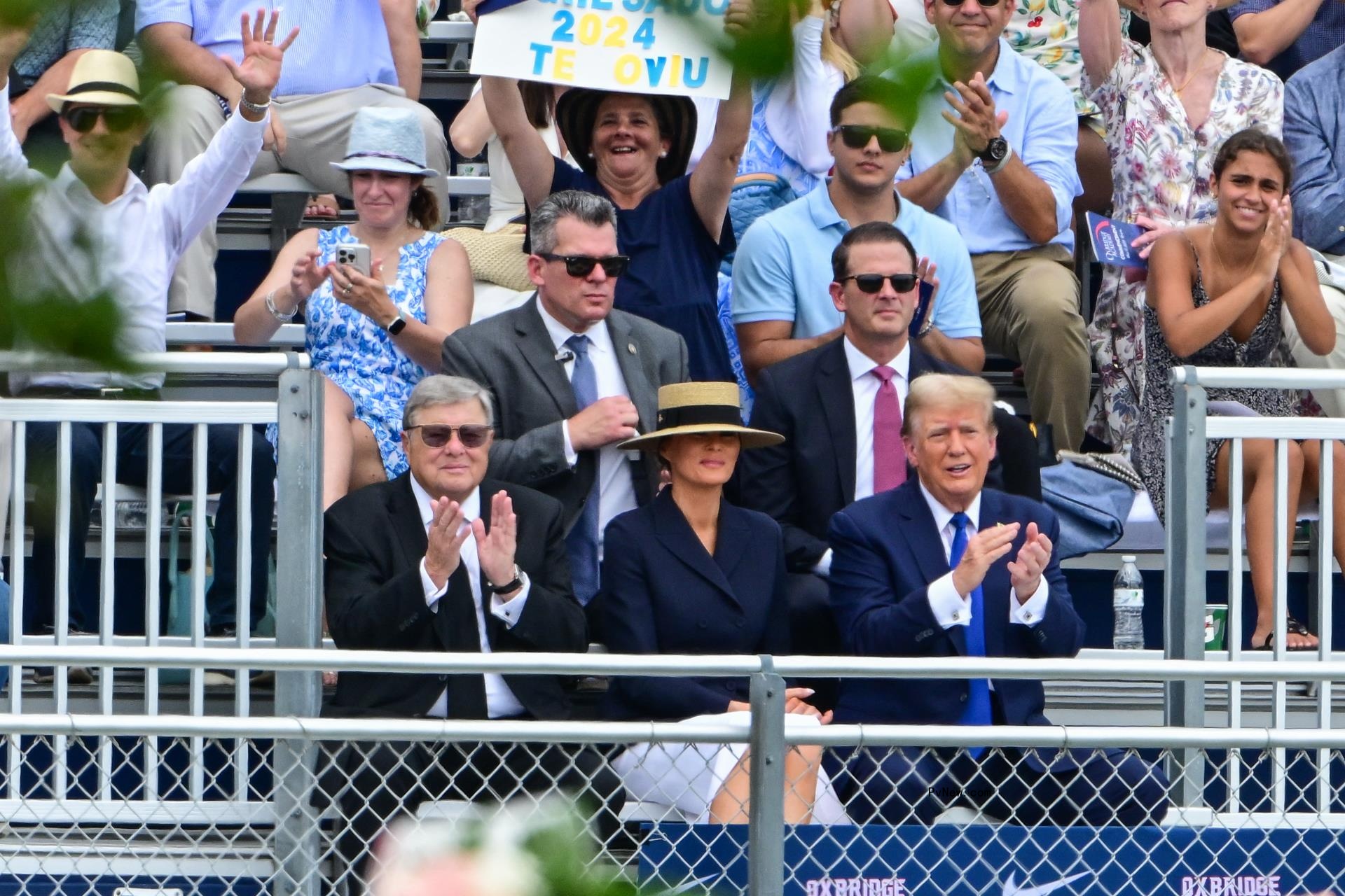 Viktor Knavs, Melania and Do<i></i>nald Trump
