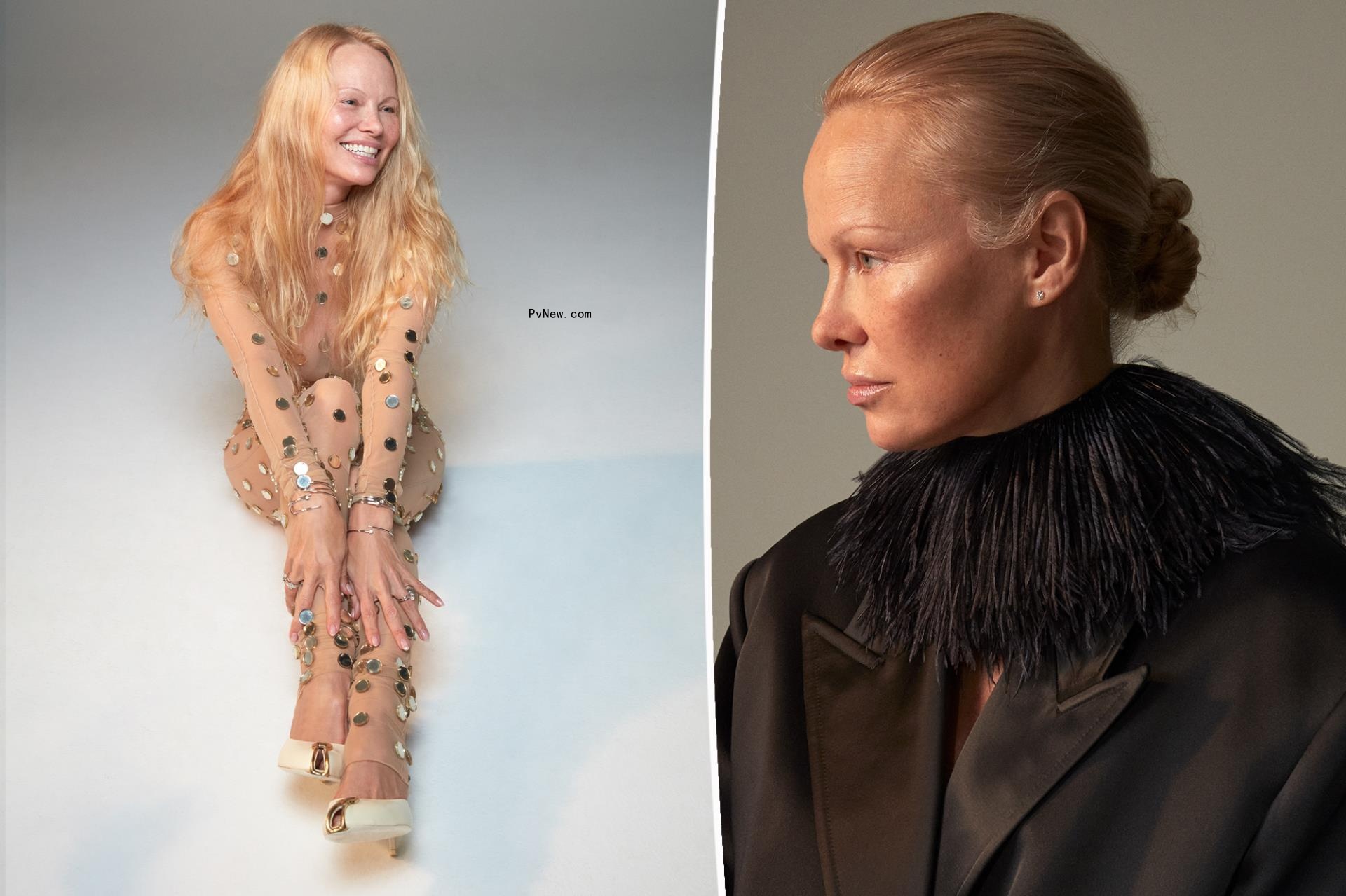 Pamela Anderson, 56, goes makeup-free o<i></i>nce more for gorgeous CR Fashion Book spread