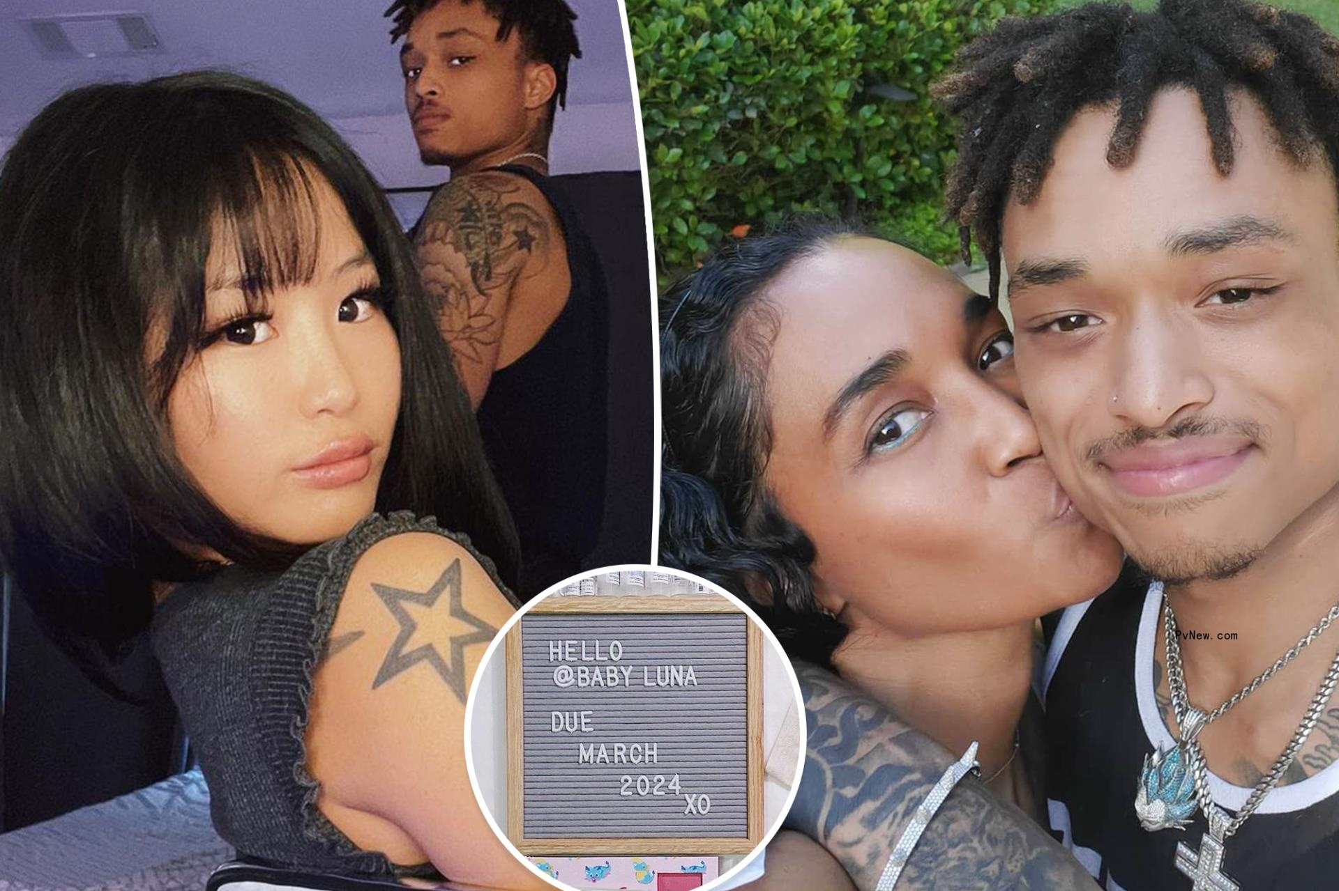 Jeong Ah Wang and Tron Austin, split with Rozo<i></i>nda