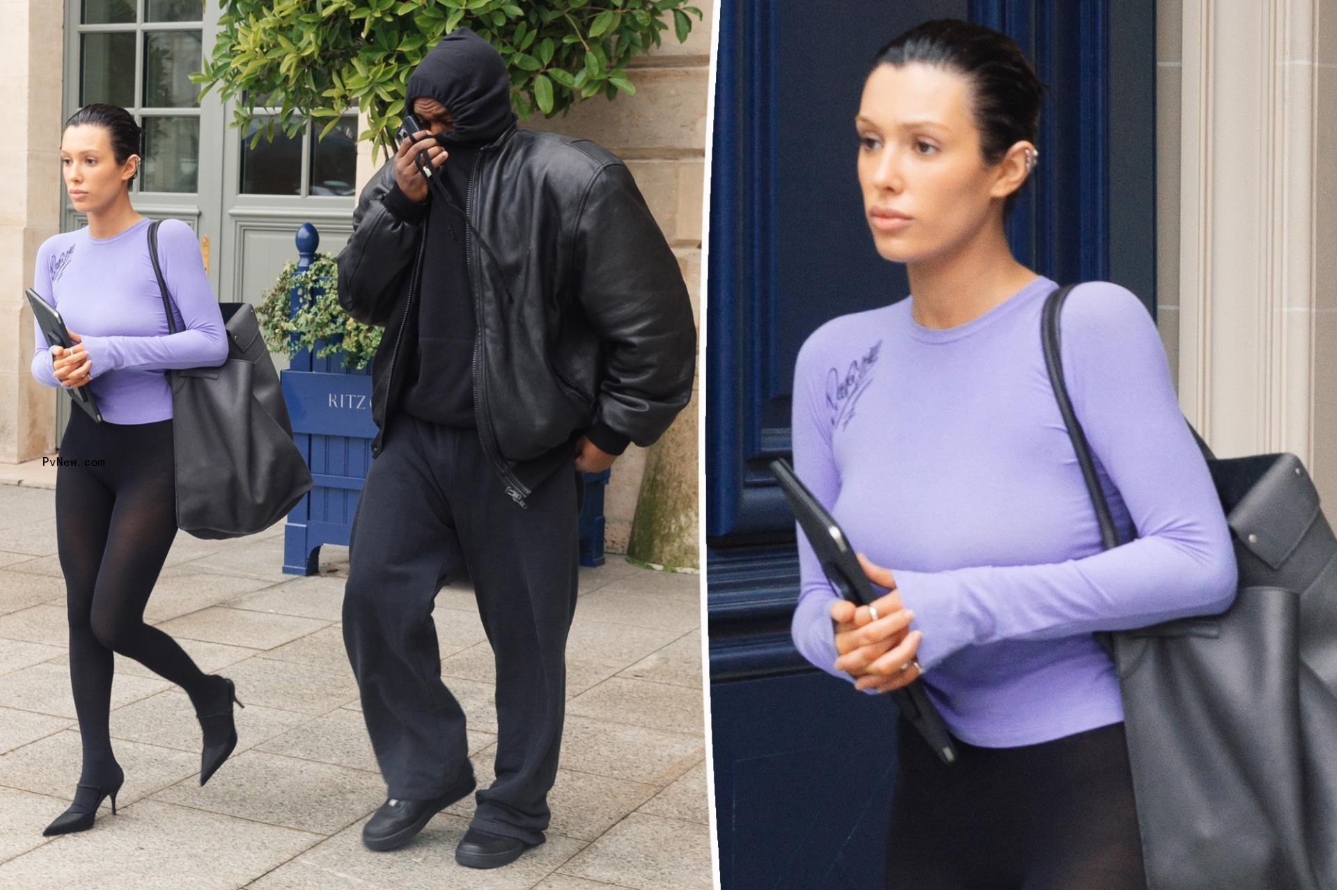 Bianca Censori steps out with Kanye West fully covered after dad reportedly calls out her ‘trashy’ nudity