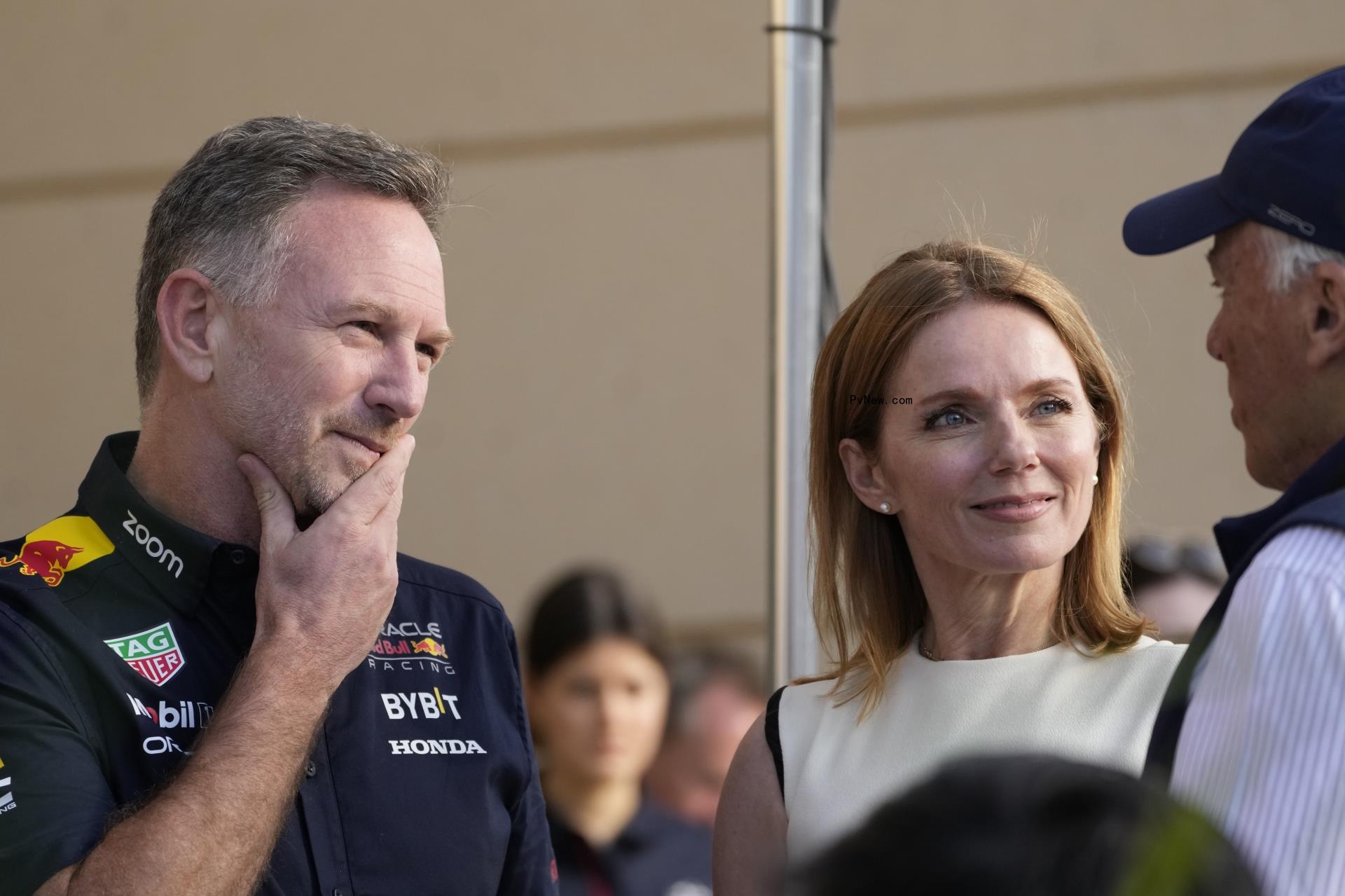 Geri Halliwell and Christian Horner.