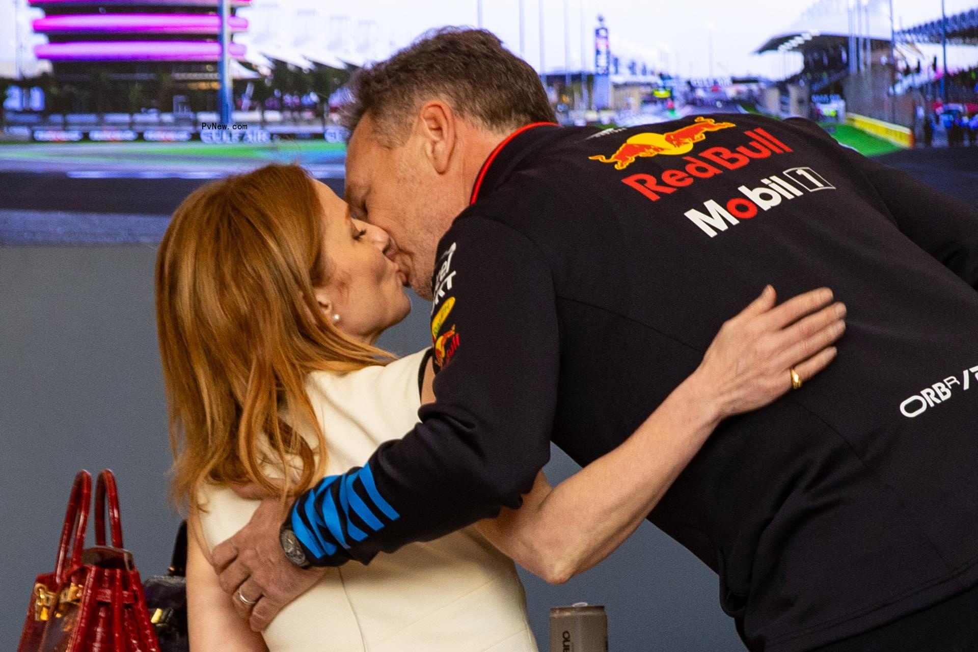 Geri Halliwell and Christian Horner.