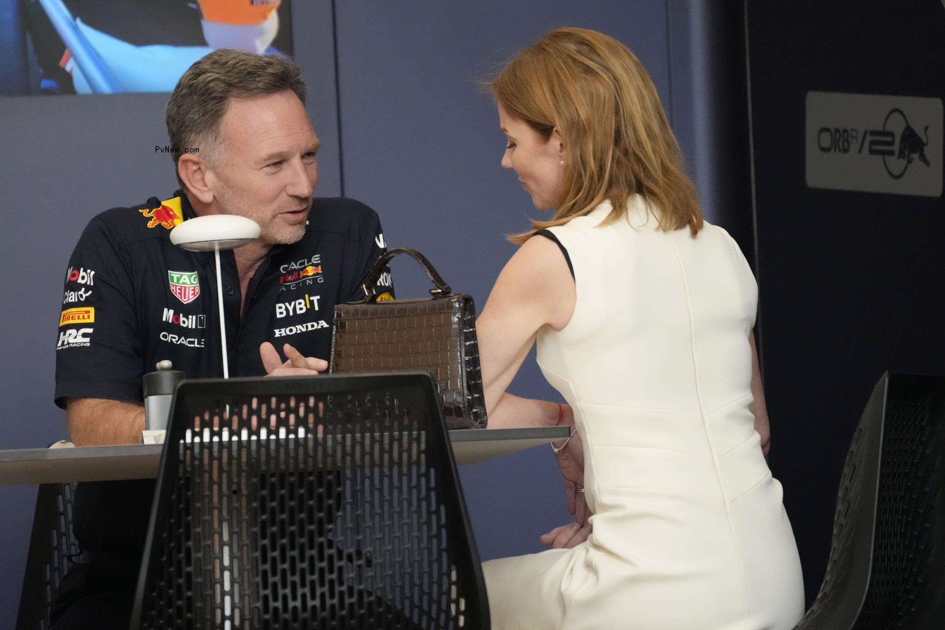 Geri Halliwell and Christian Horner.
