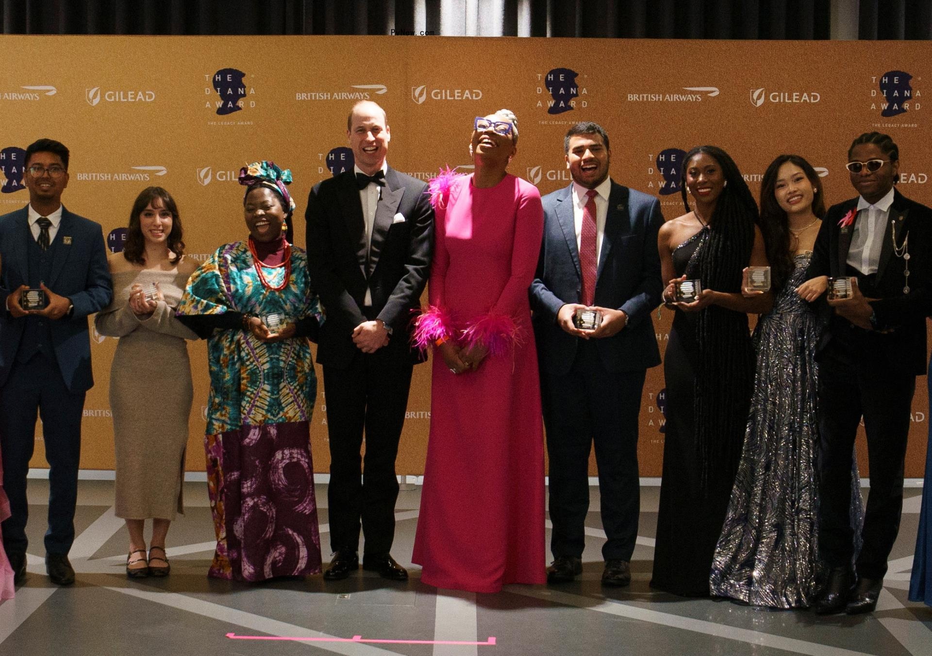 Prince William at the Diana Legacy Awards. 