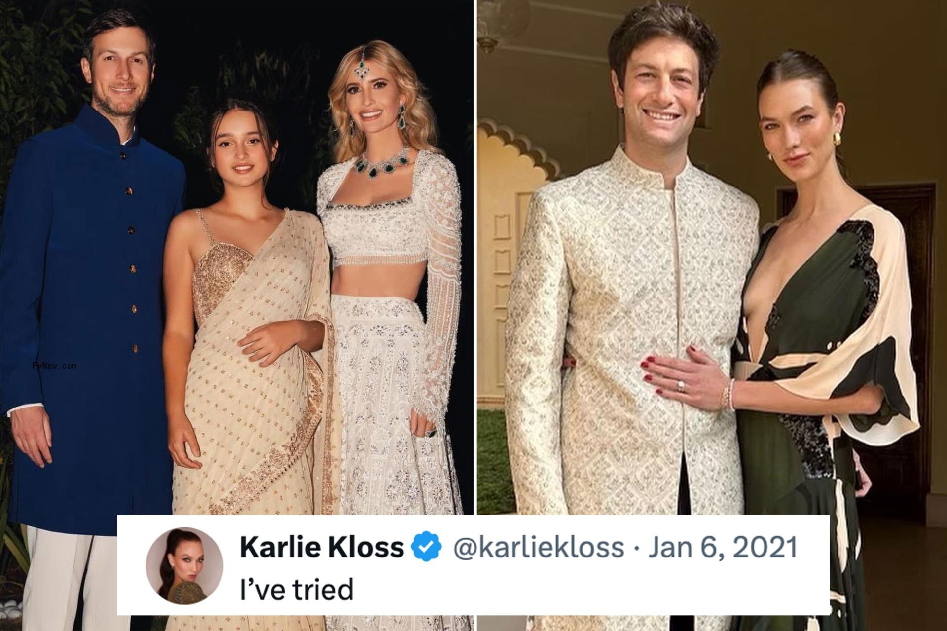 Ivanka Trump, Karlie Kloss camps trash rift rumors after sisters-in-law avoid photos together at wedding
