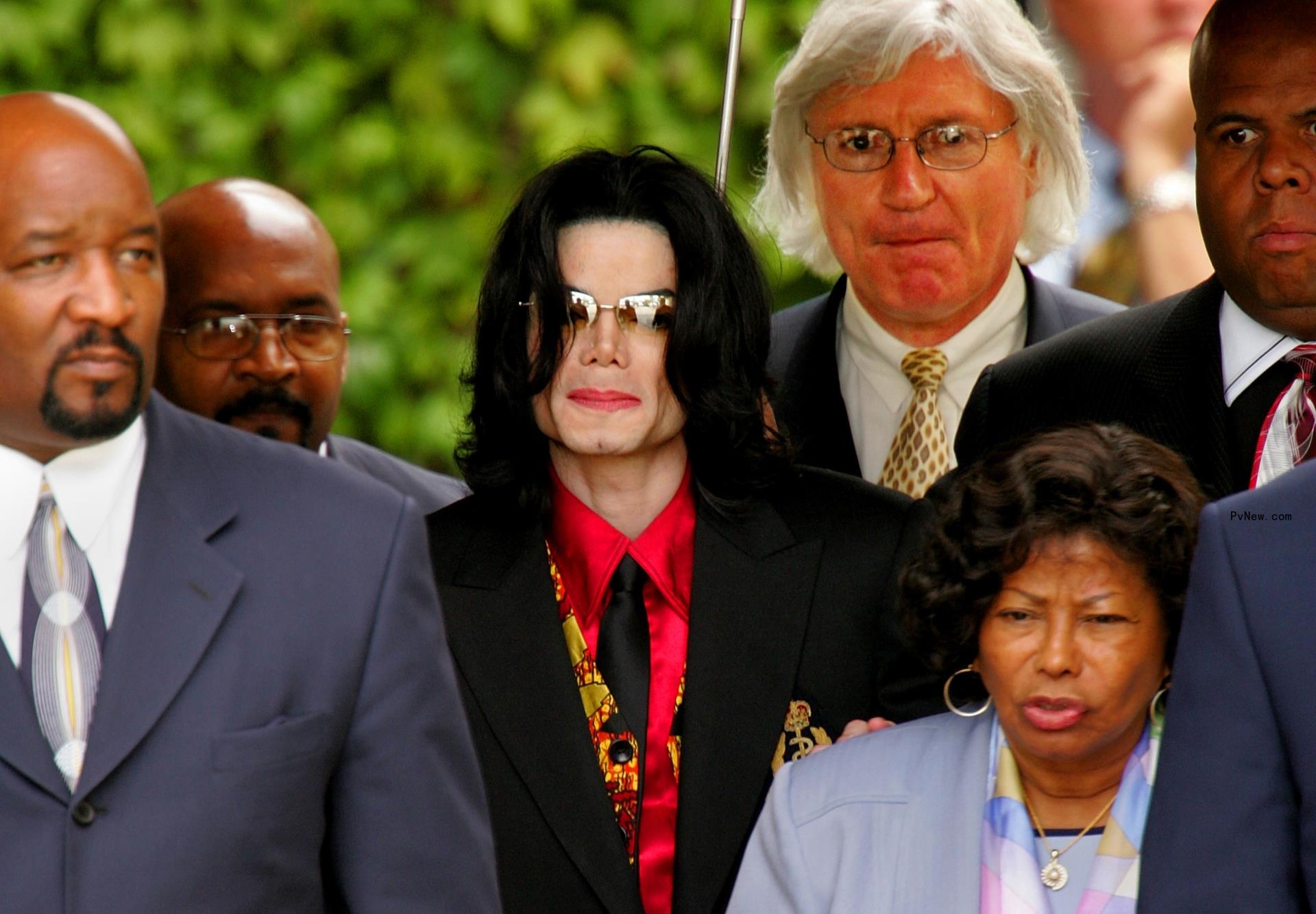 Michael Jackson with his mother Katherine Jackson