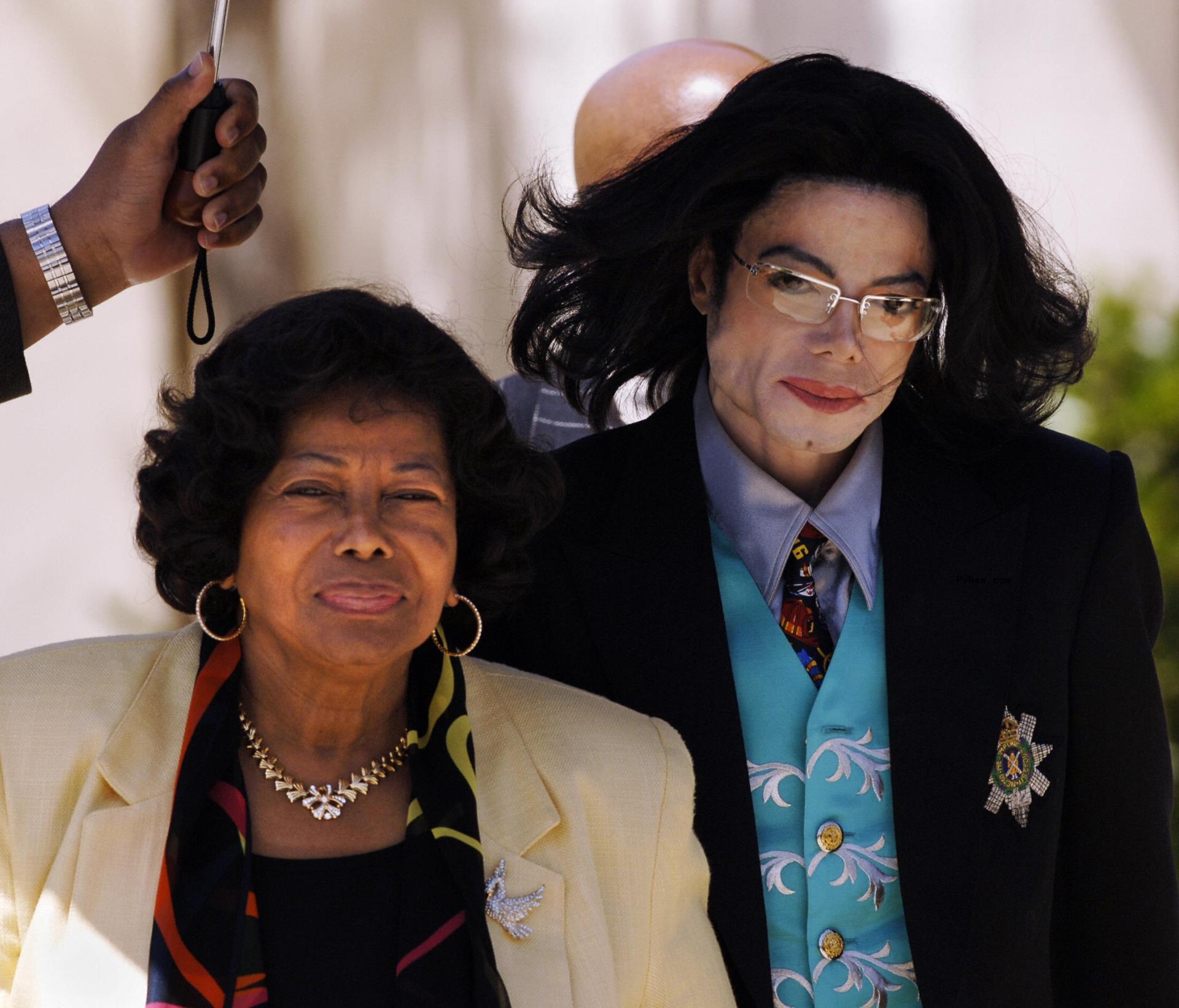 Michael Jackson with his mother Katherine Jackson