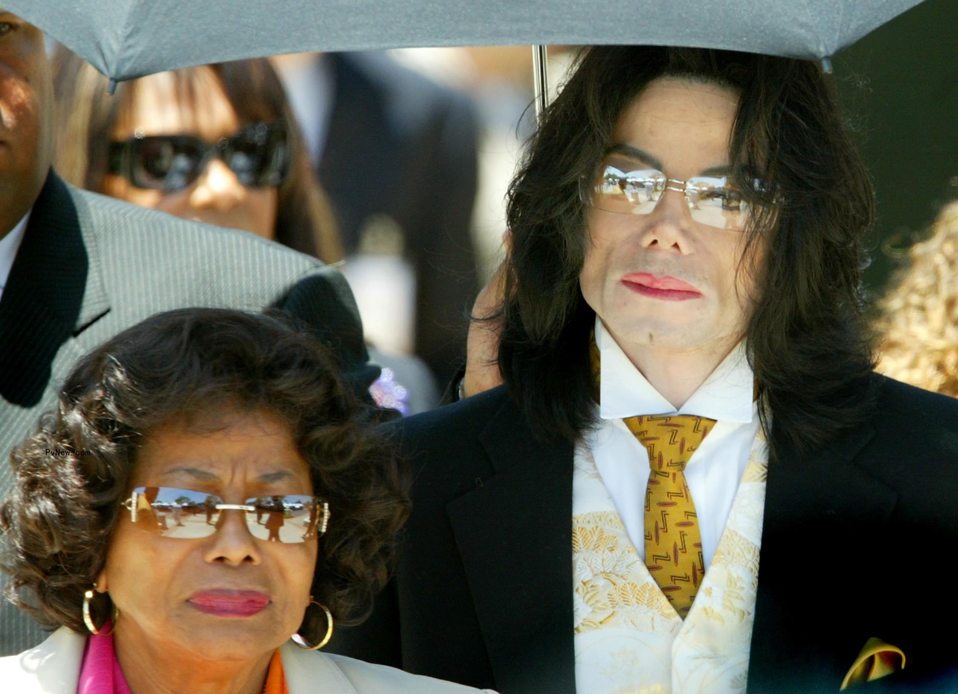 Michael Jackson with his mother Katherine Jackson
