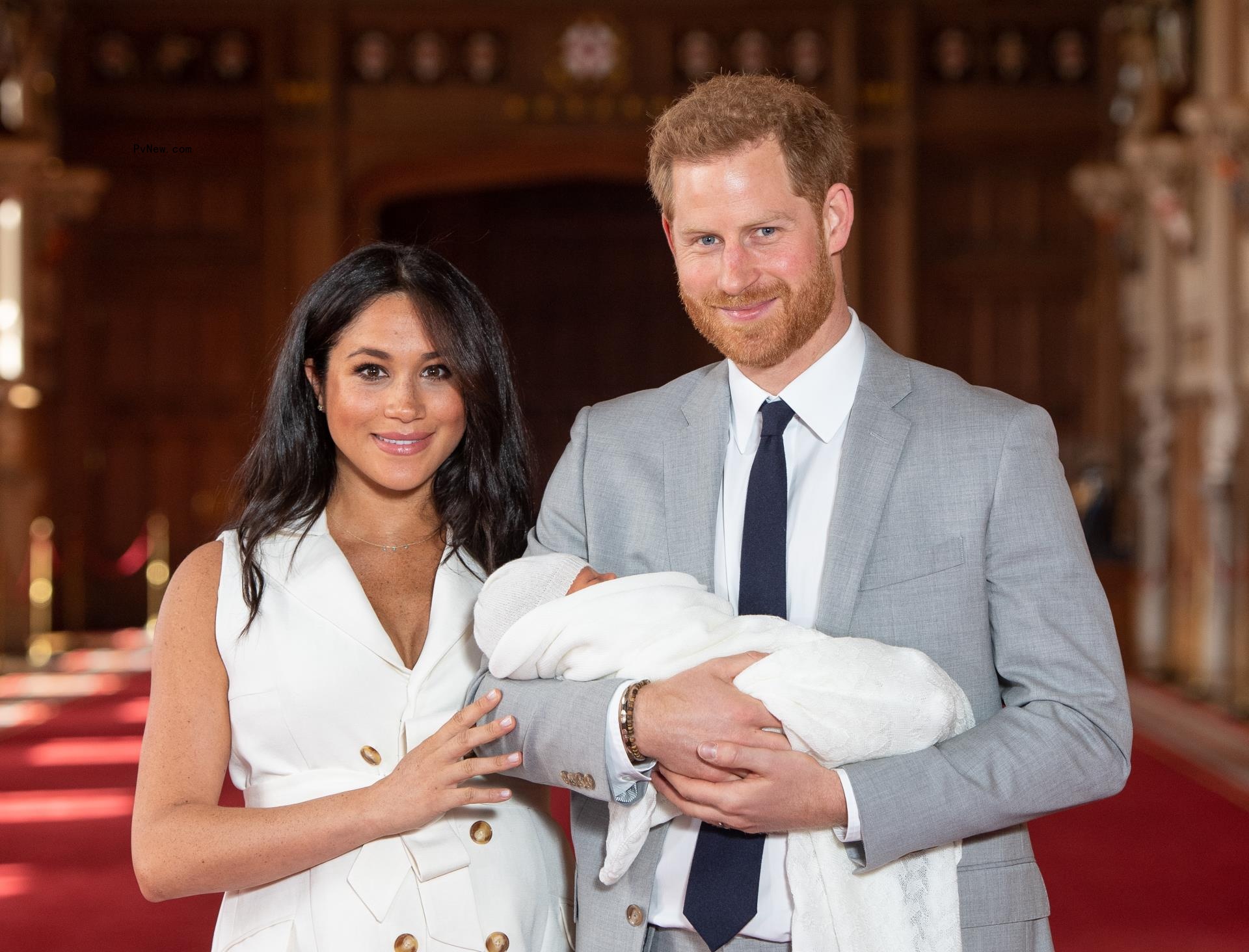Prince Harry, Meghan Markle and son