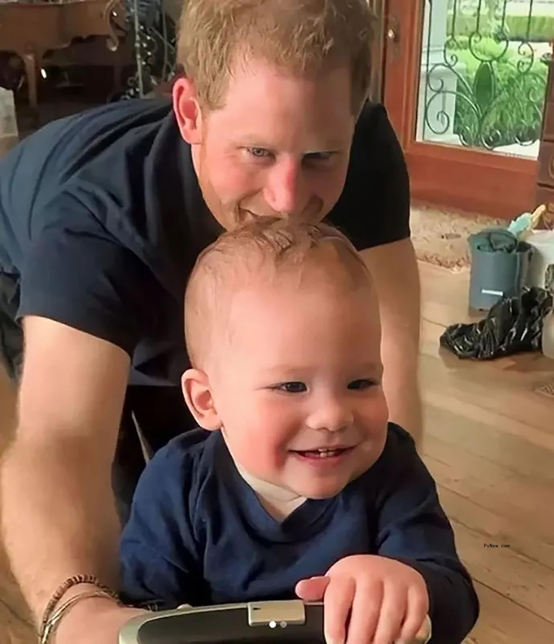 Prince Harry and son