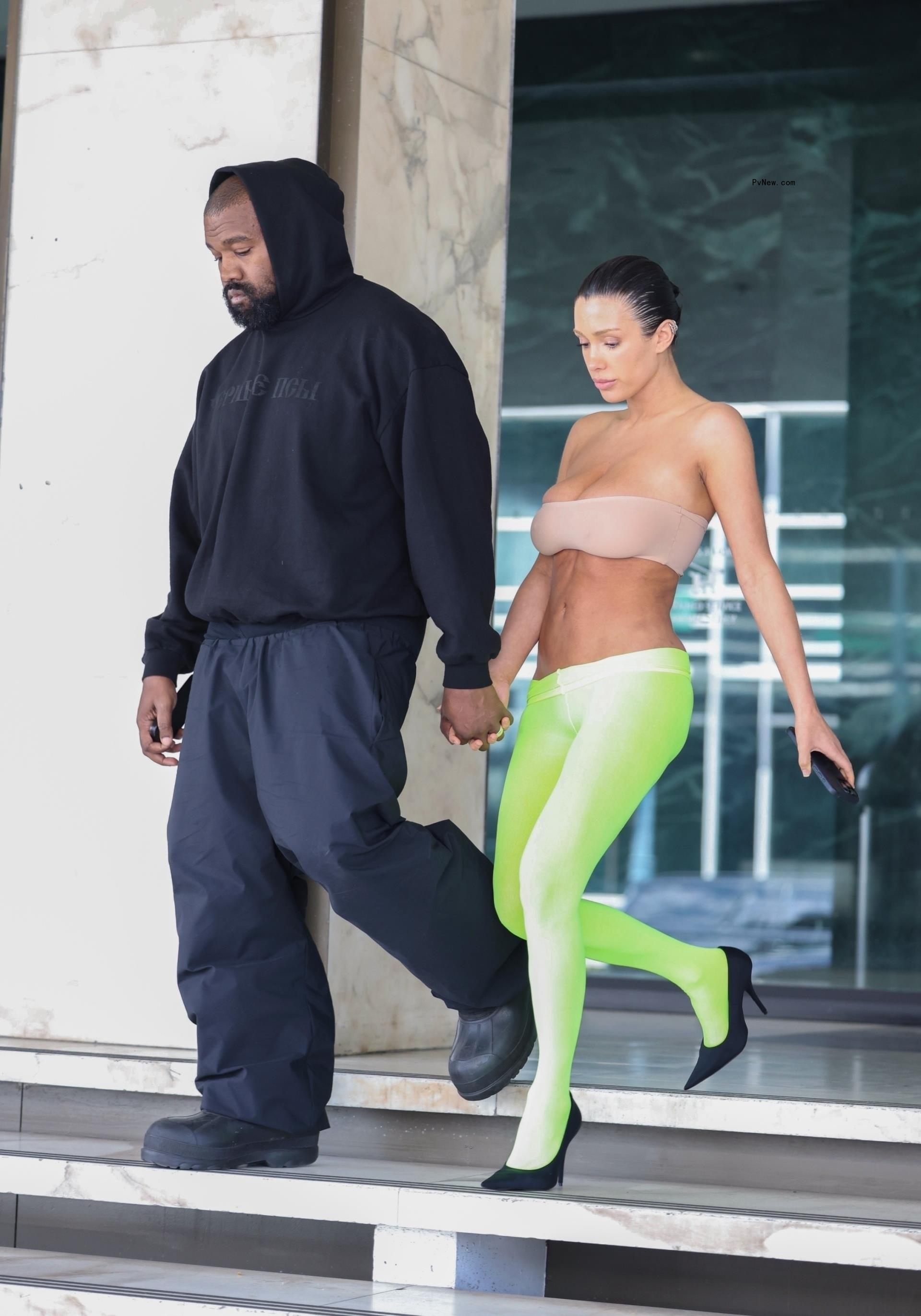 Kanye West and Bianca Censori