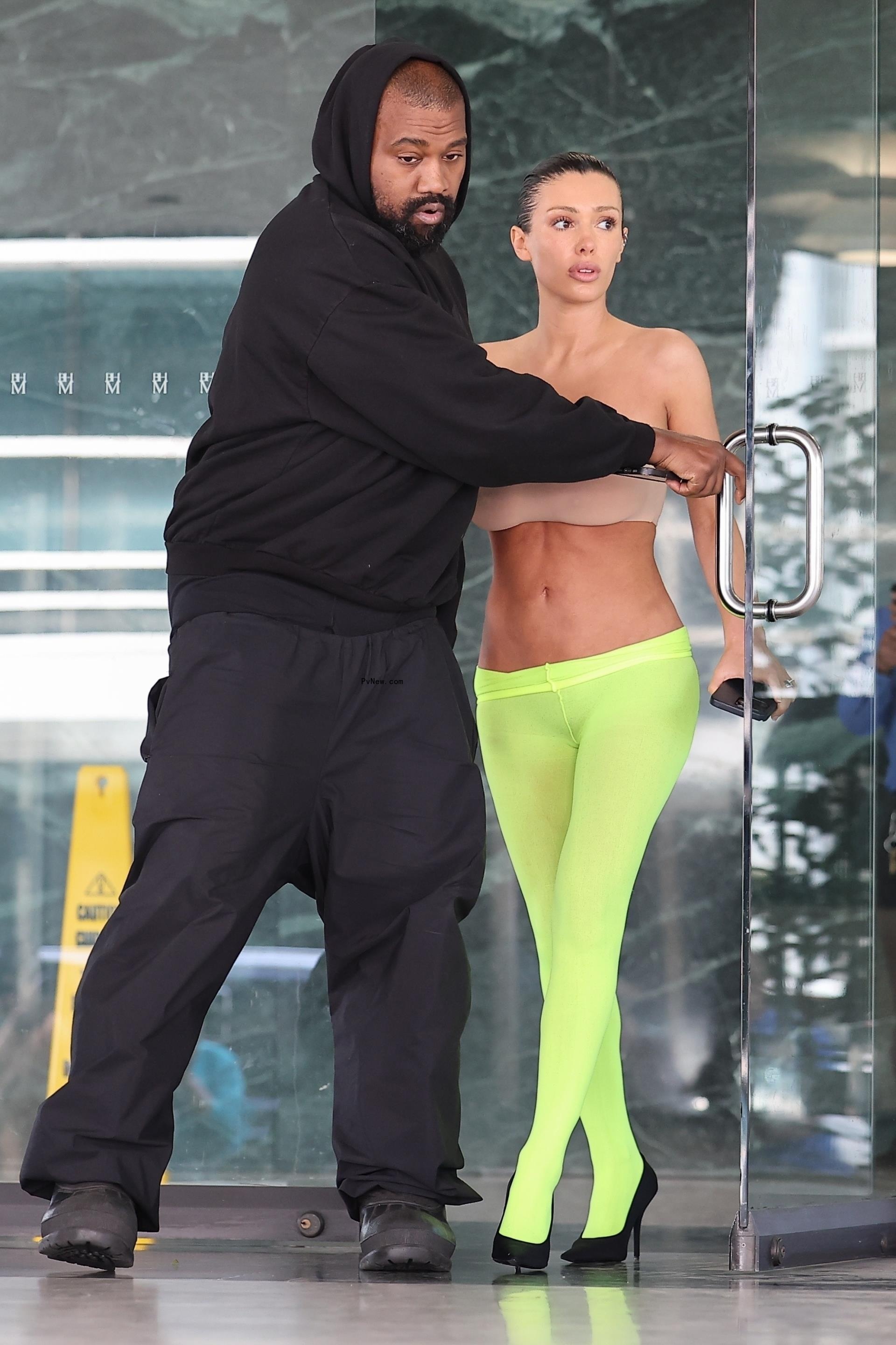 Kanye West and Bianca Censori