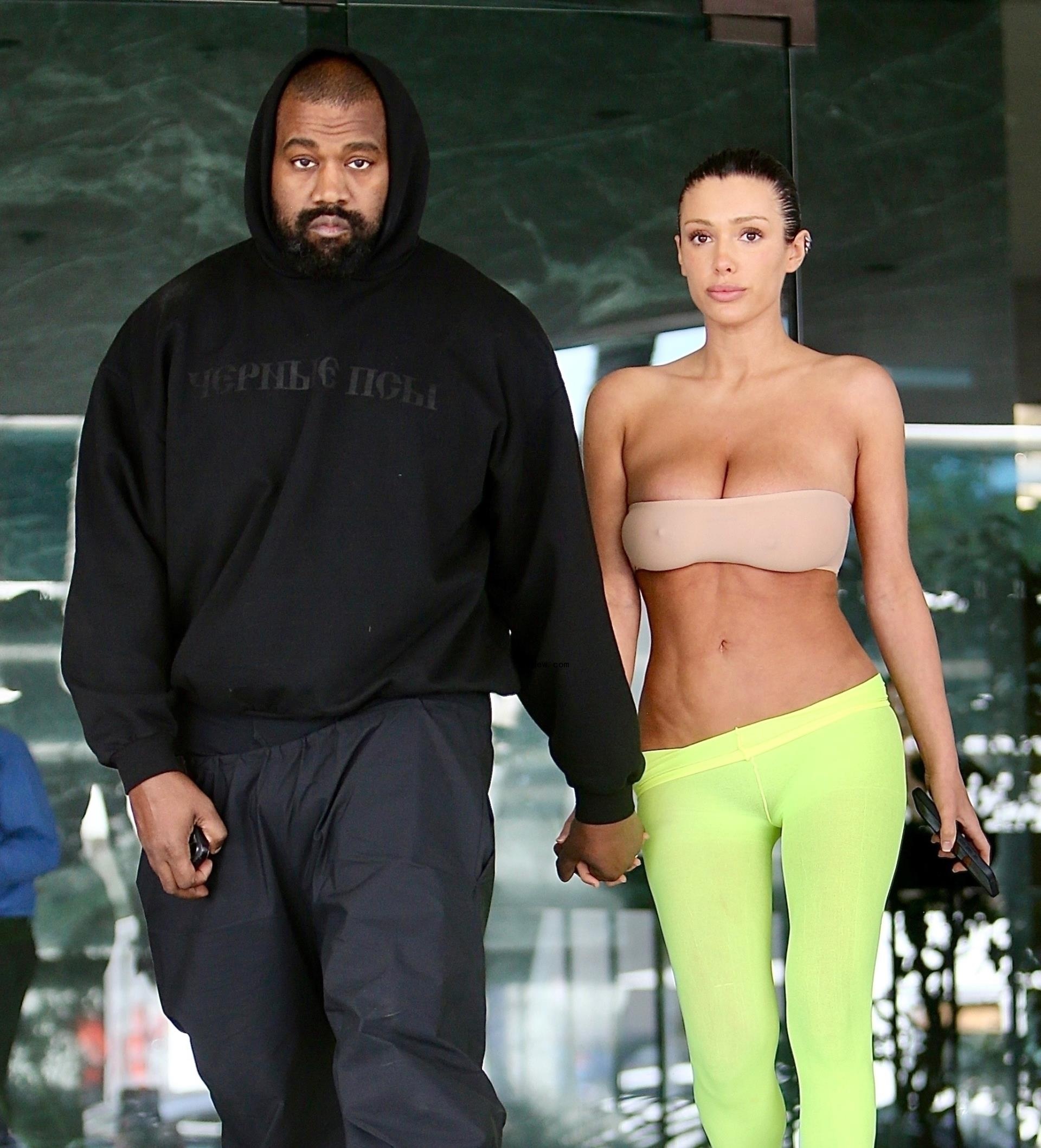 Kanye West and Bianca Censori