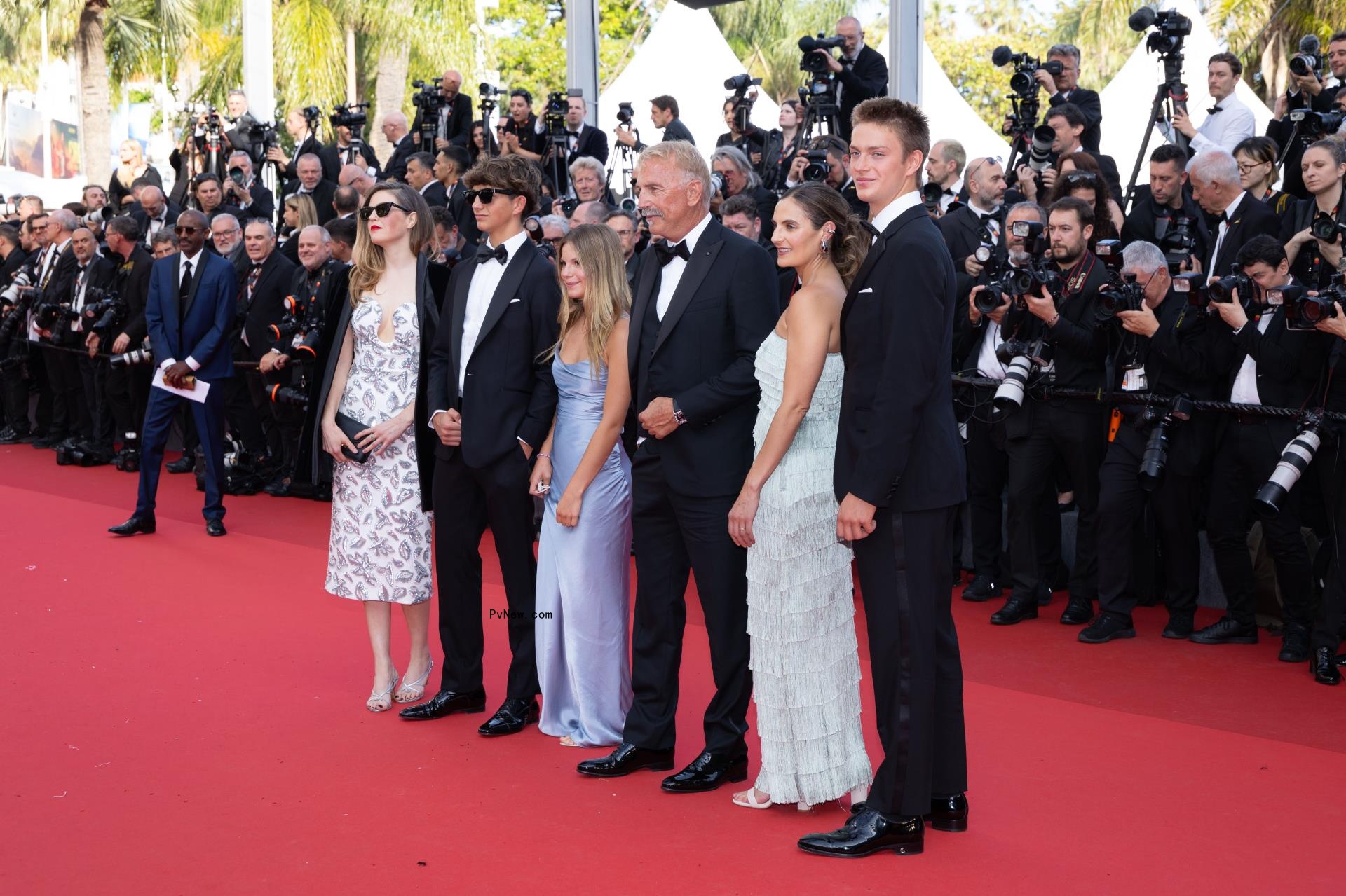 Kevin Costner and kids