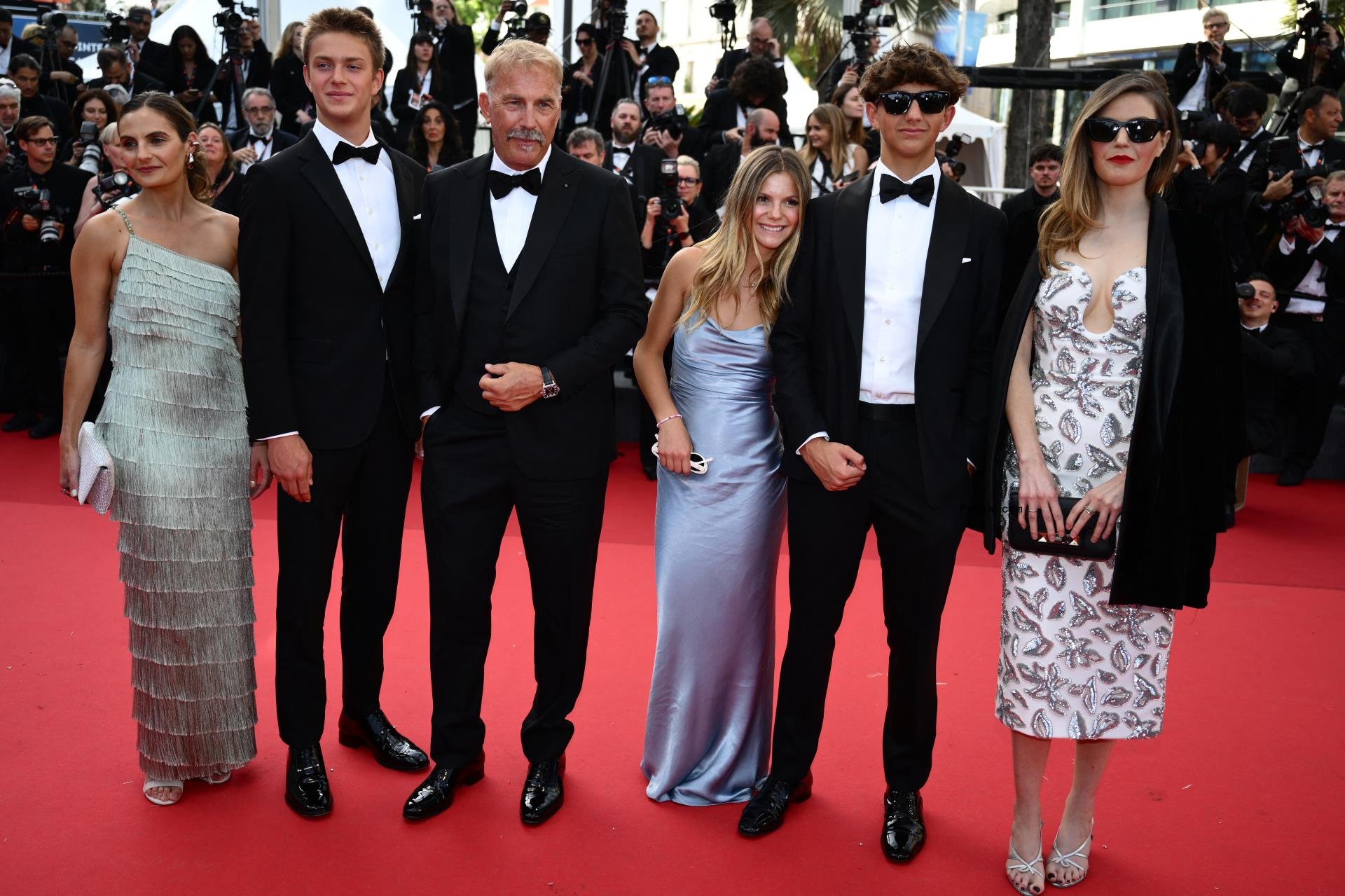 Kevin Costner and kids