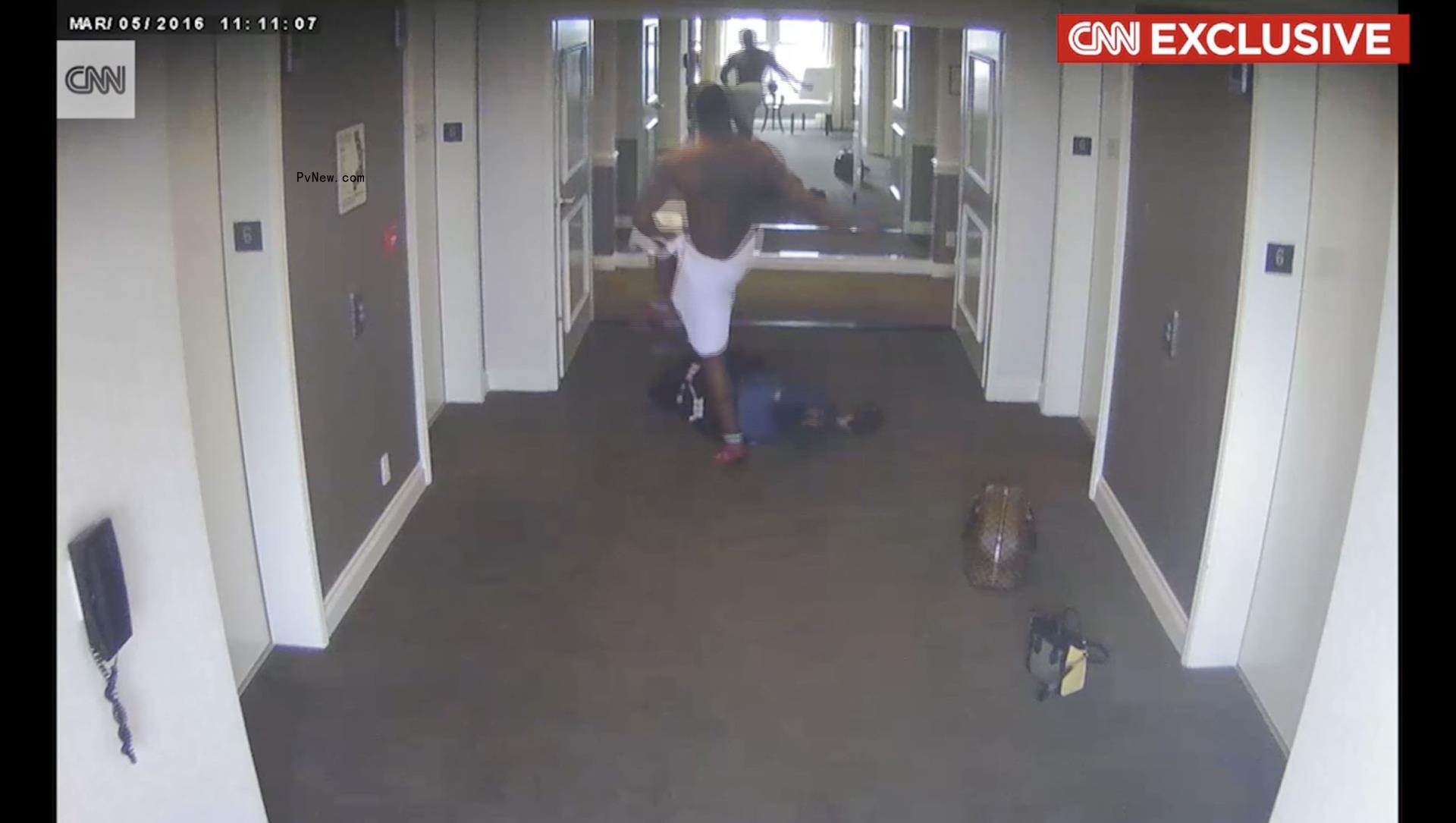 Disturbing surveillance video shows Sean 'Diddy' Combs beating, dragging Cassie in hotel hallway in 2016