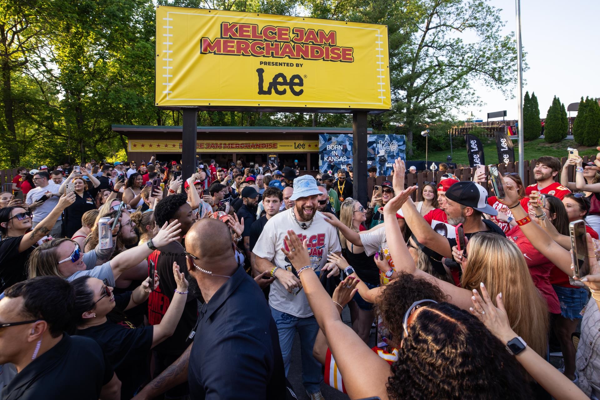 Travis Kelce at kelce jam