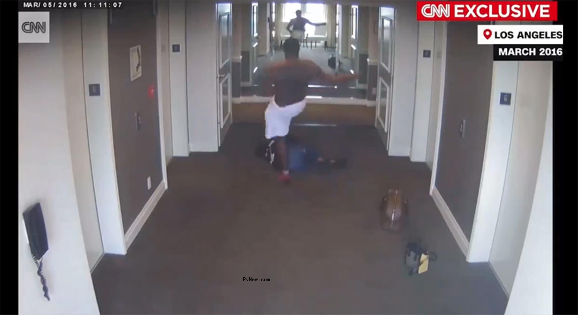 Disturbing surveillance video shows Sean 'Diddy' Combs beating, dragging Cassie in hotel hallway in 2016