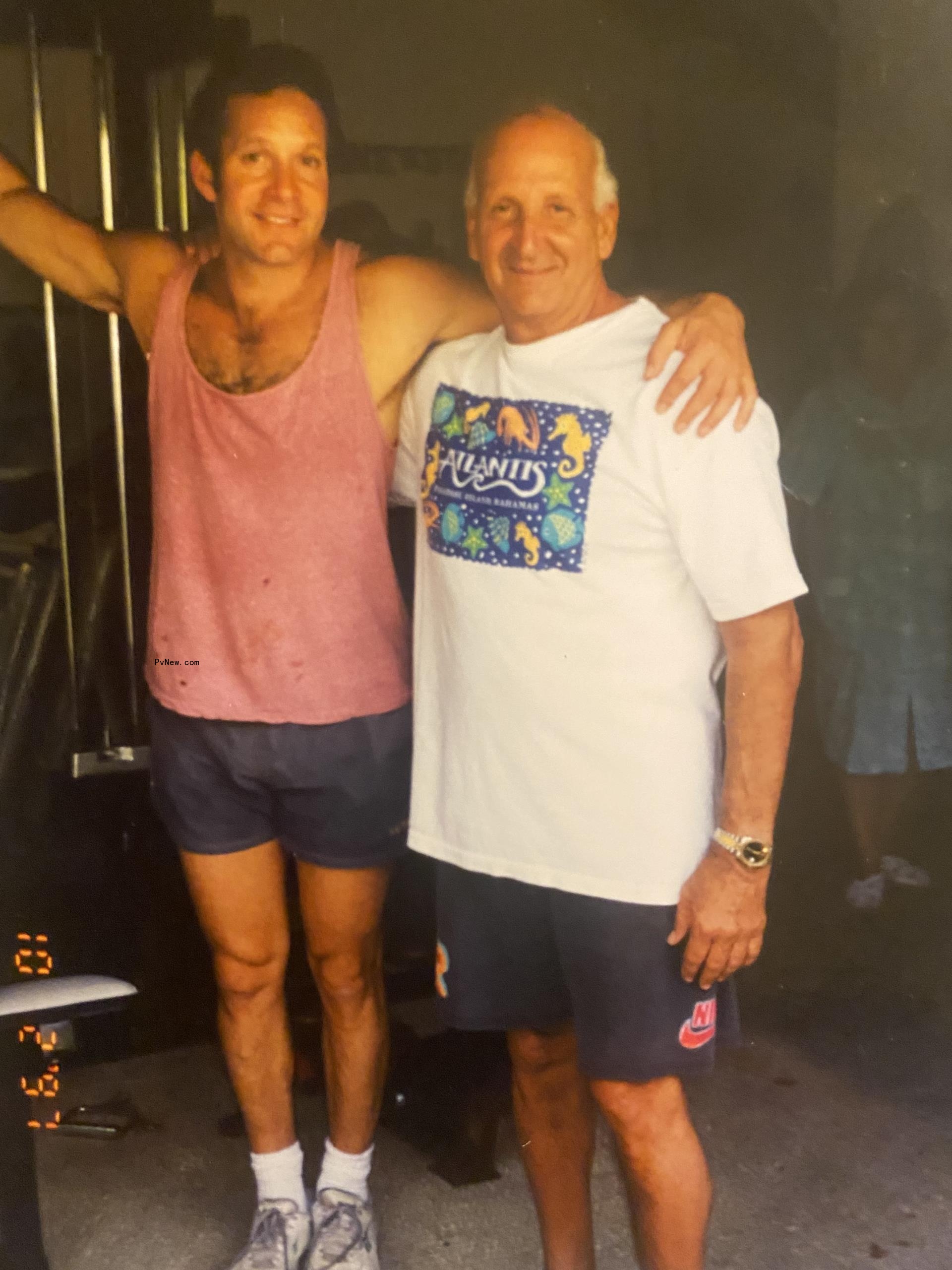 Steve Guttenberg and his father.