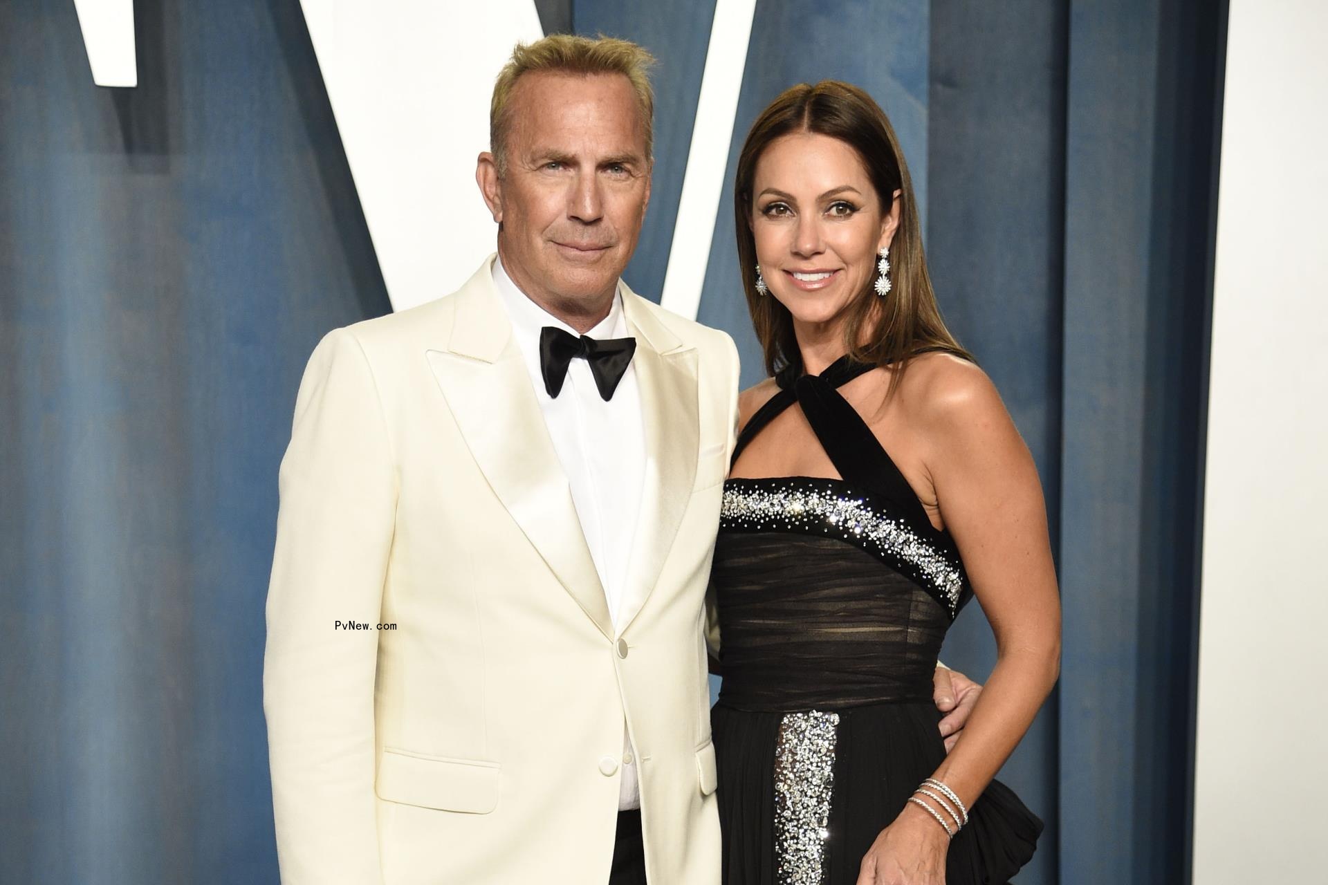 Kevin Costner and Christine Baumgartner
