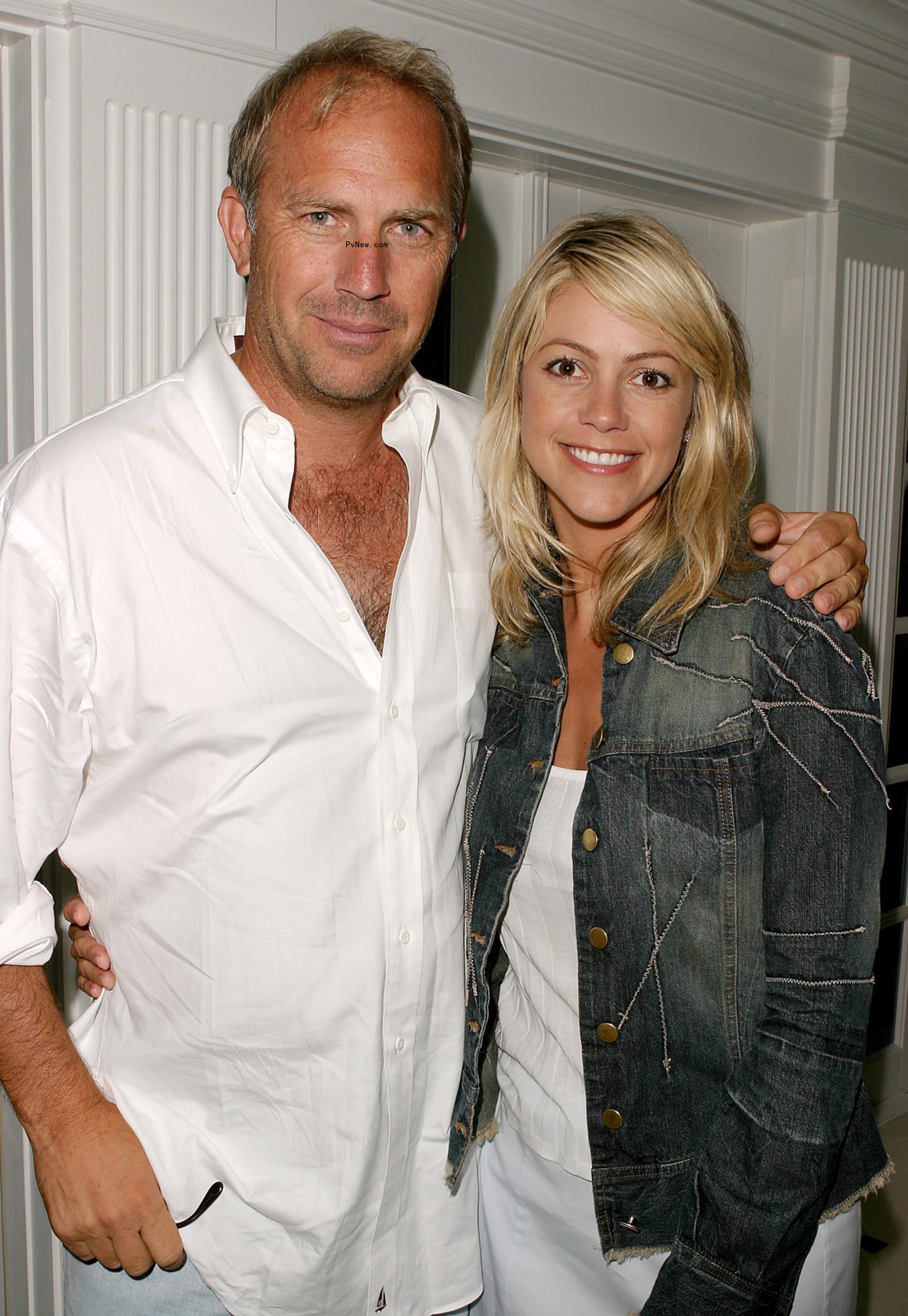 Kevin Costner and Christine Baumgartner