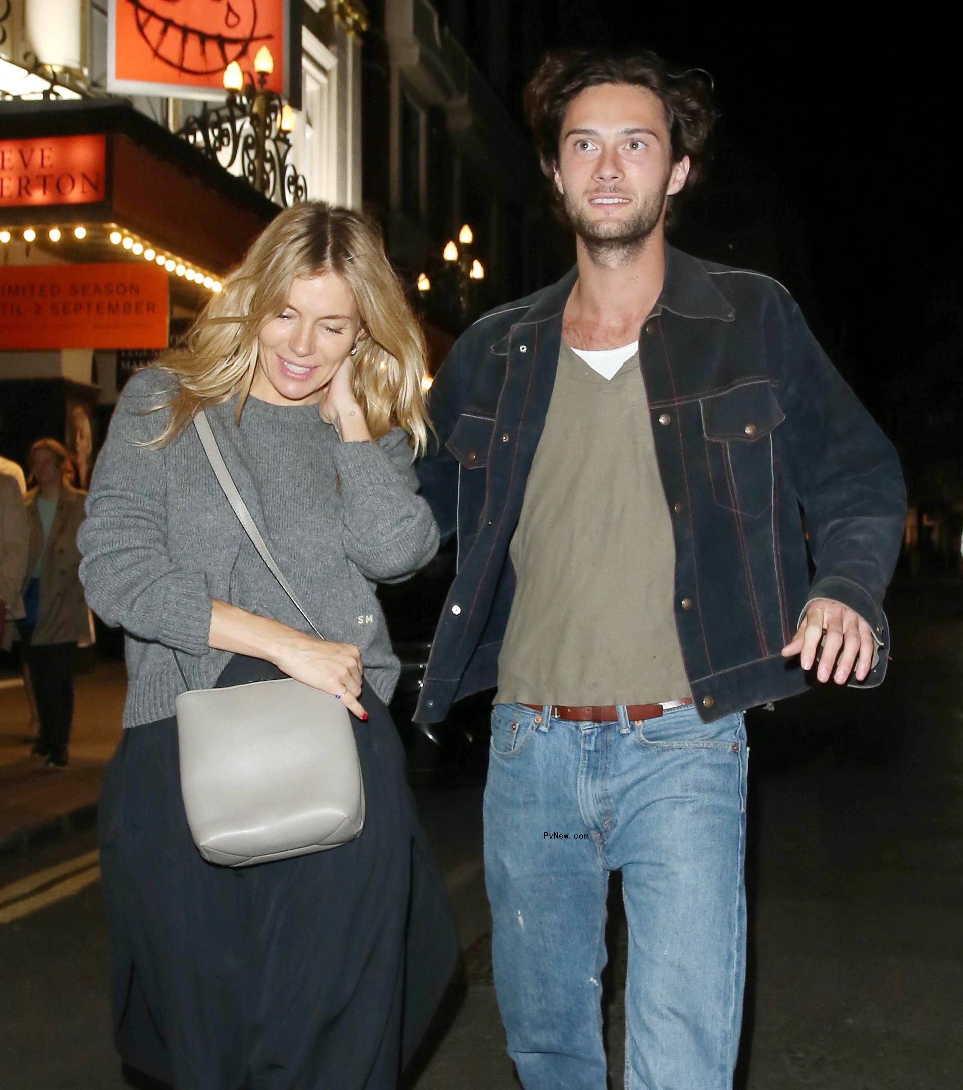 Sienna Miller and Oli Green in London. 