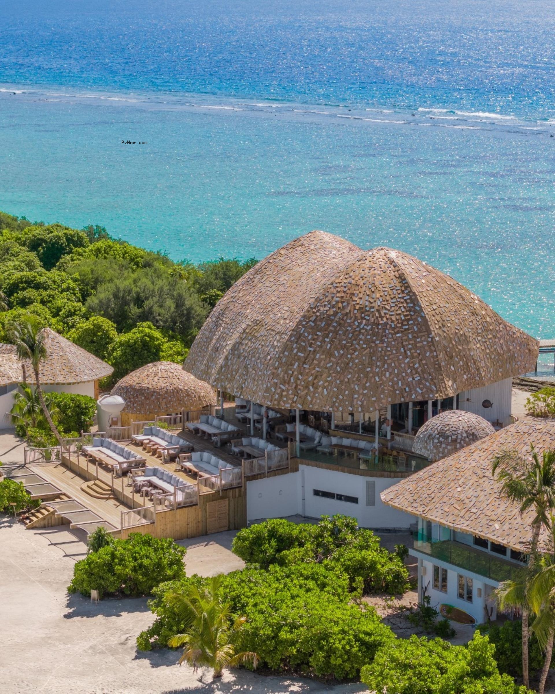 A villa at So<i></i>neva Fushi. 