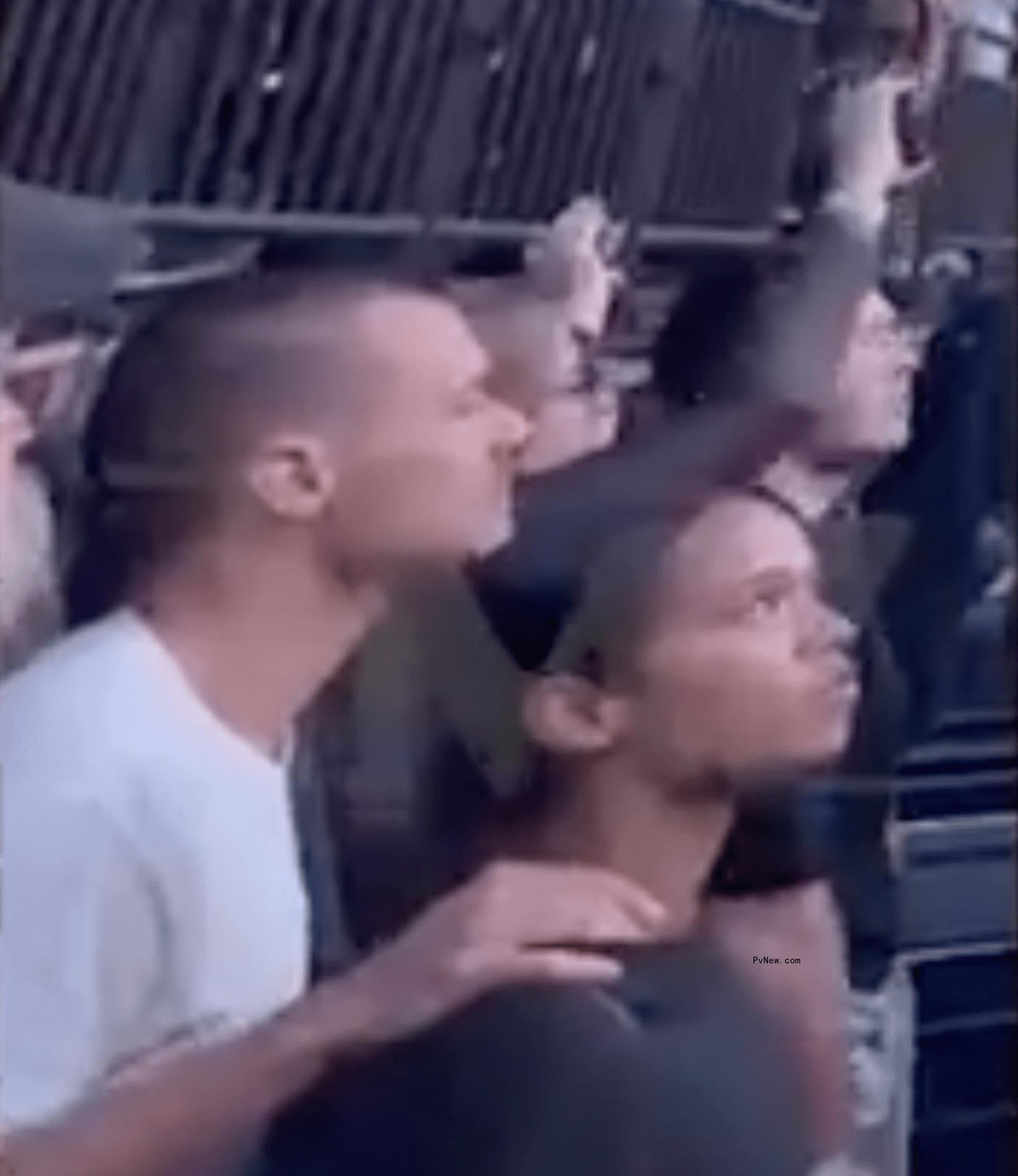 Harry Styles and Taylor Russell attending a U2 concert.