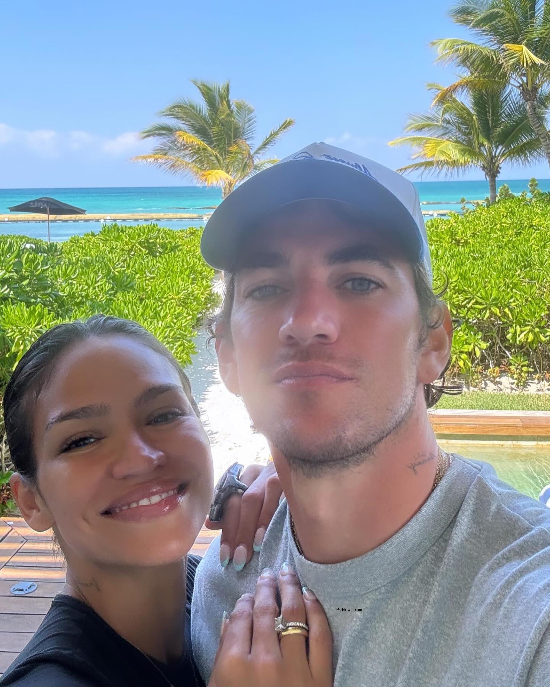 Alex Fine and Cassie Ventura
