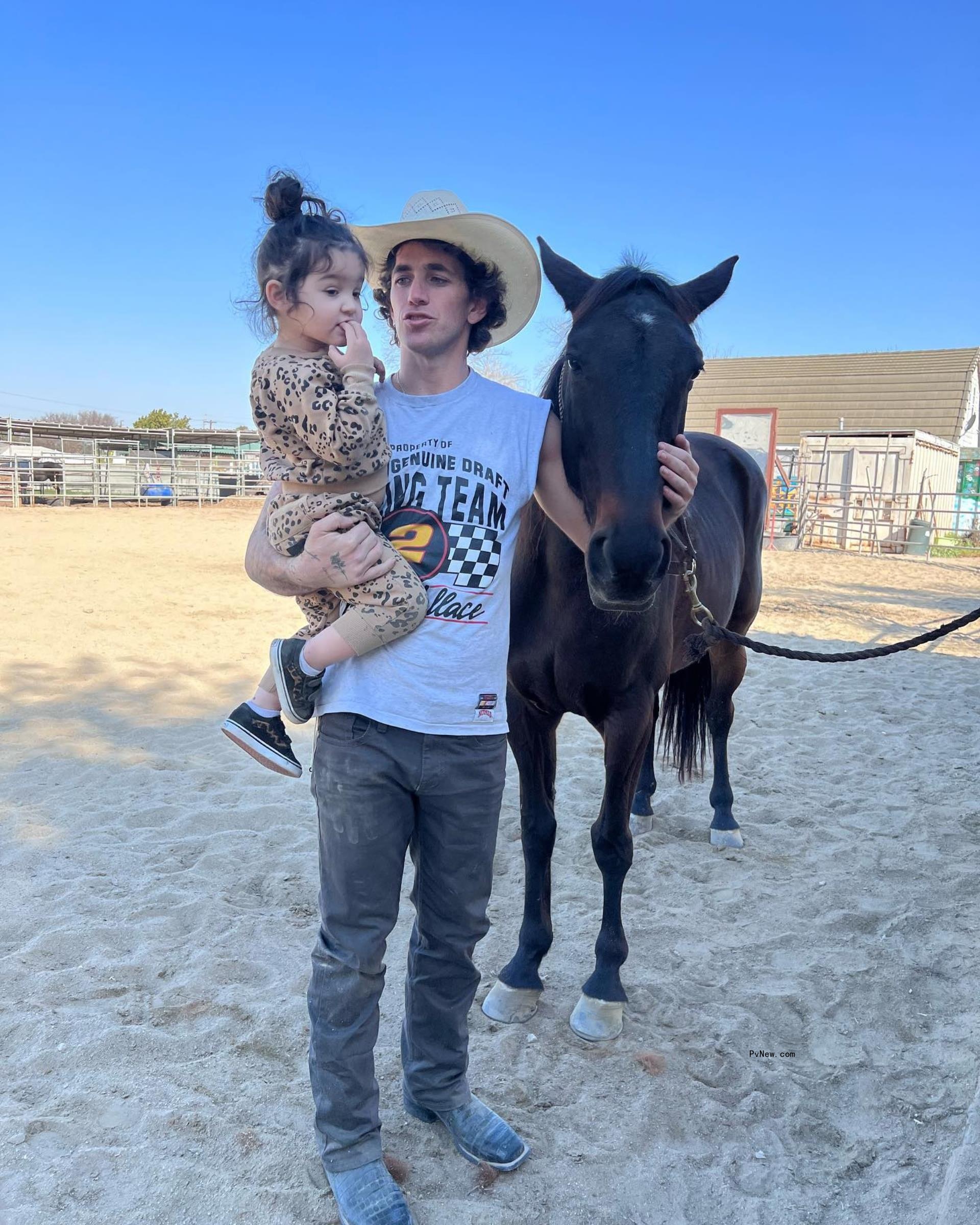 Alex Fine and daughter