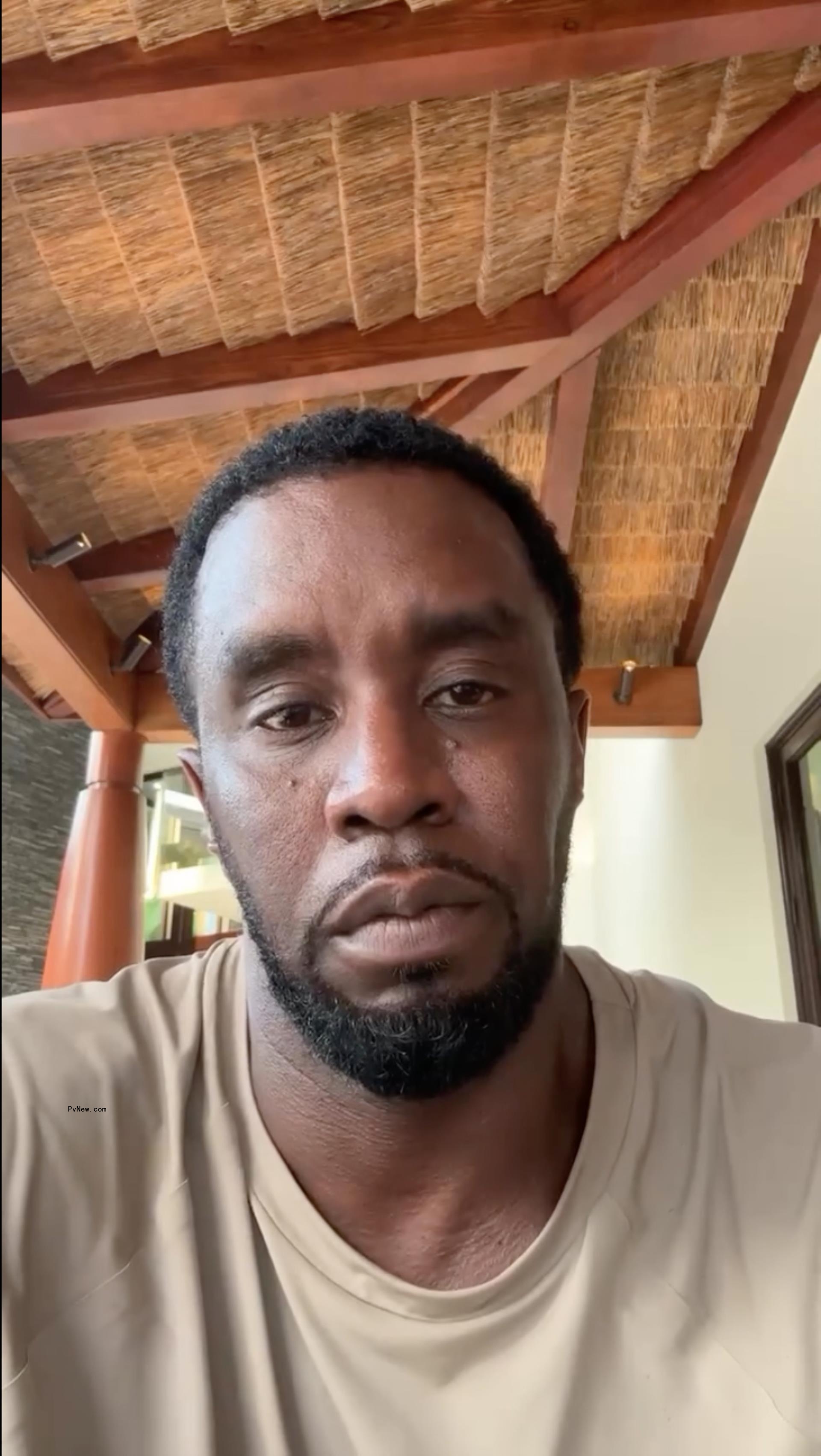 Diddy's apology video. 